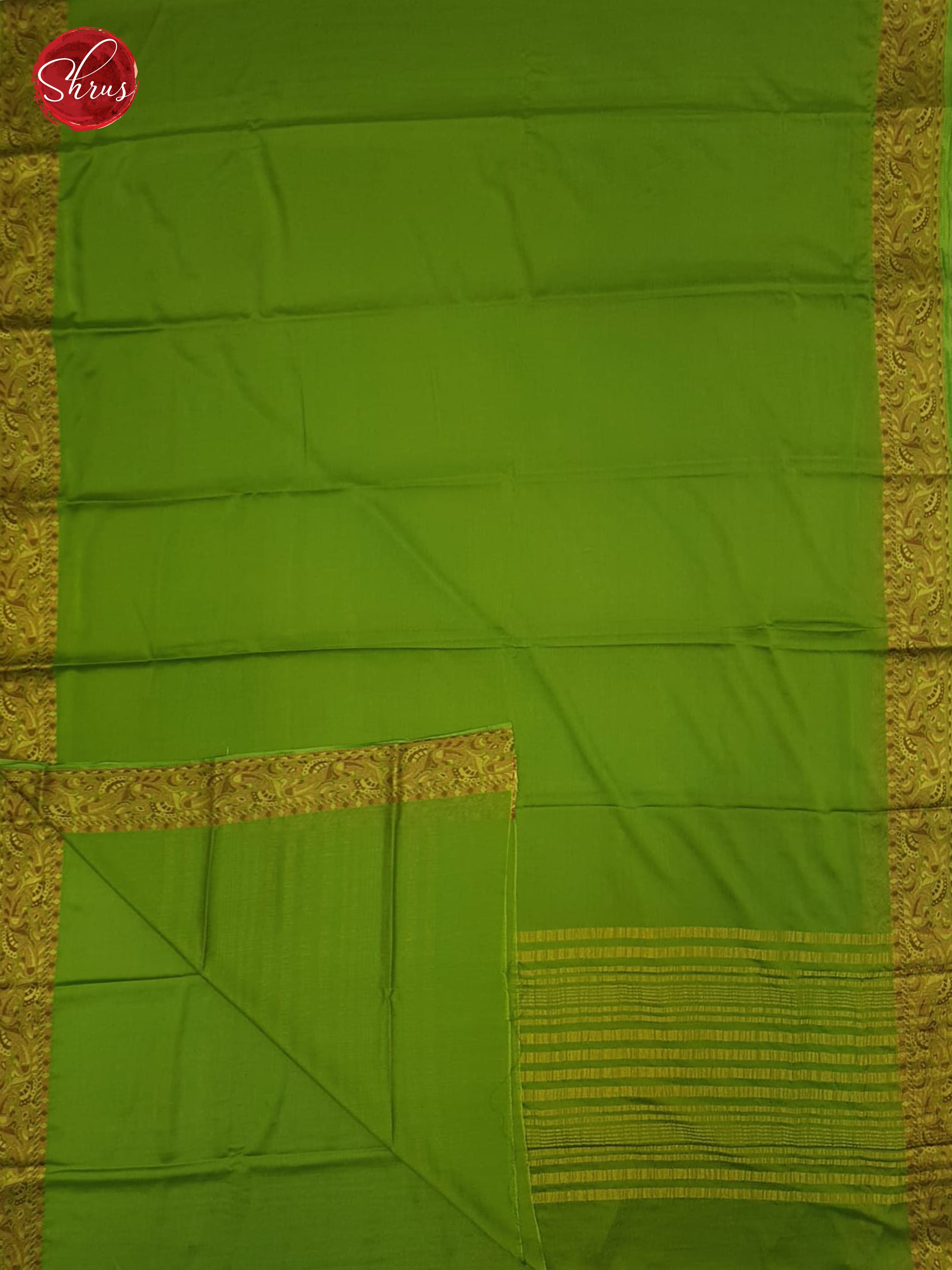 Light Green(Single Tone) - Semi Mysore silk