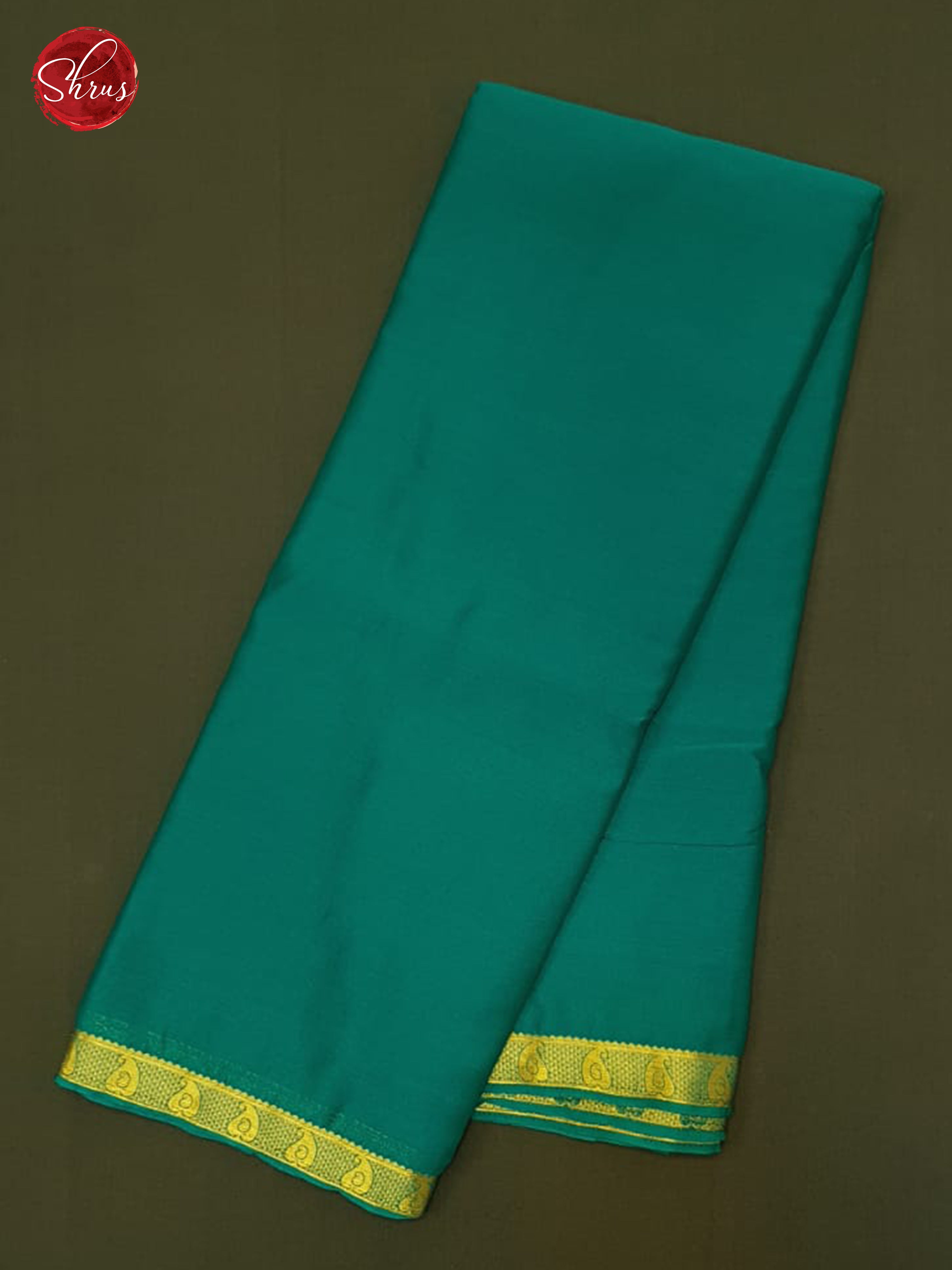 Green(Single Tone) - Semi Mysore silk
