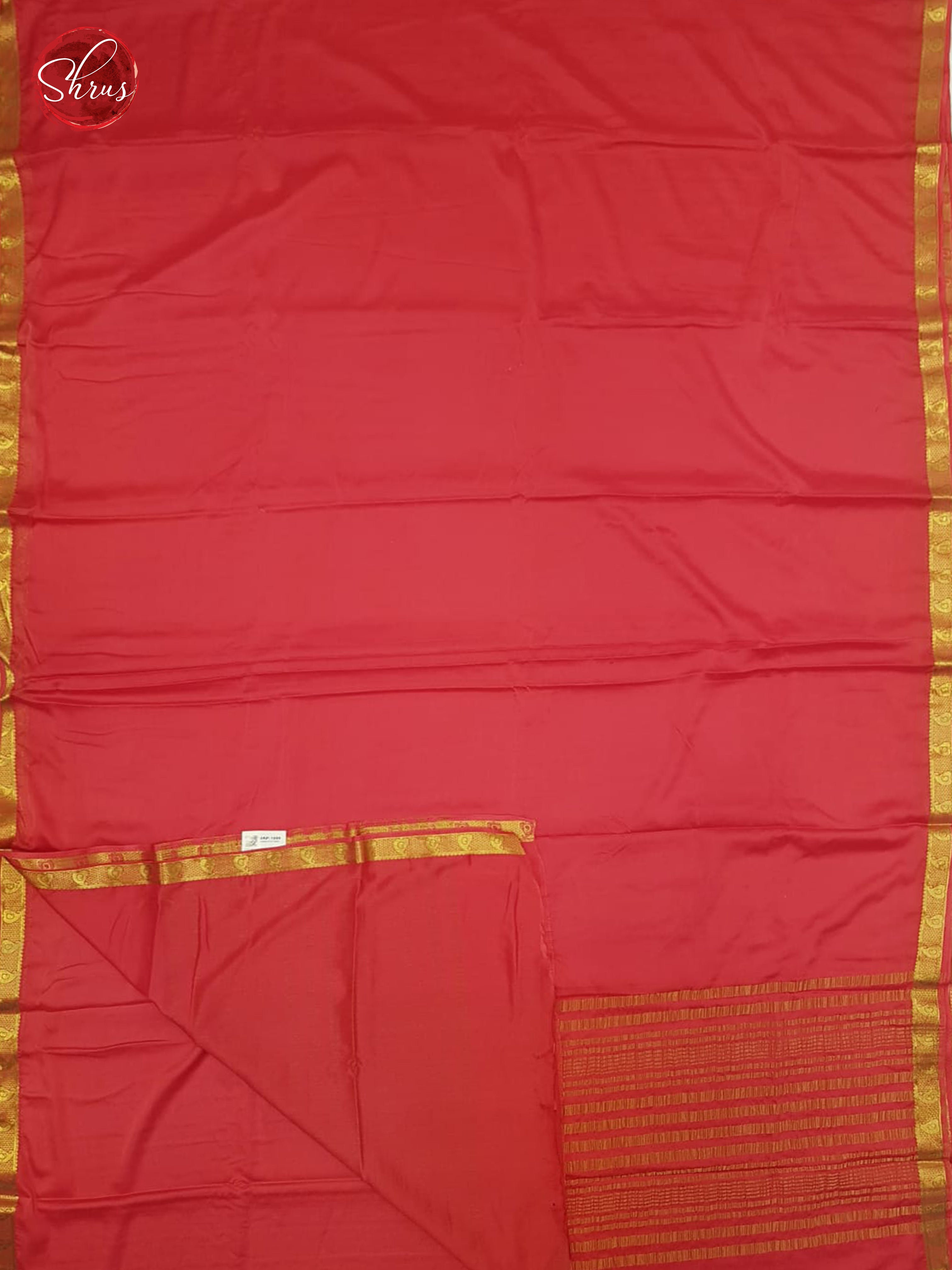 Pink(Single Tone) - Semi Mysore silk