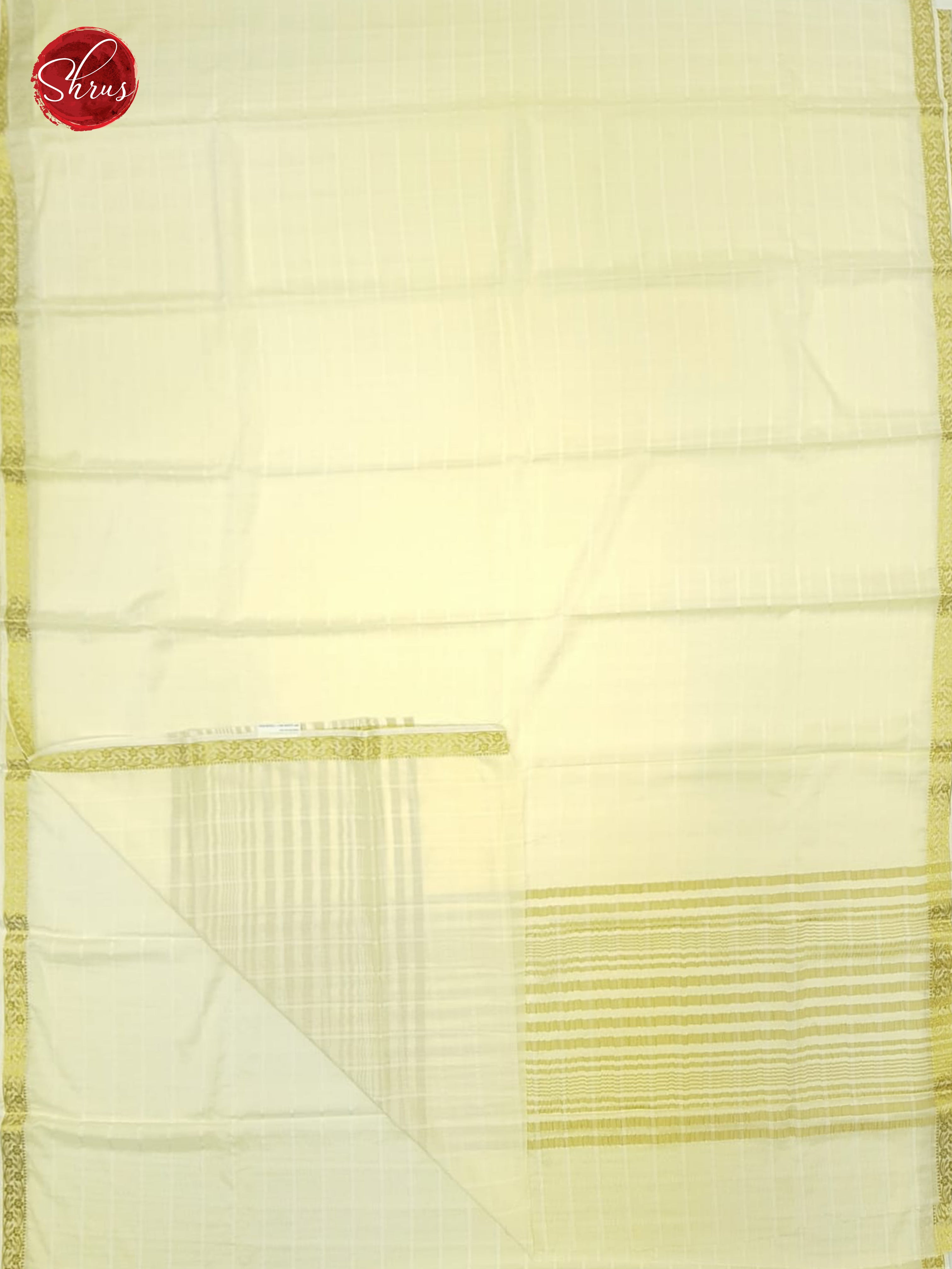 Cream(Single Tone) - Semi Mysore silk
