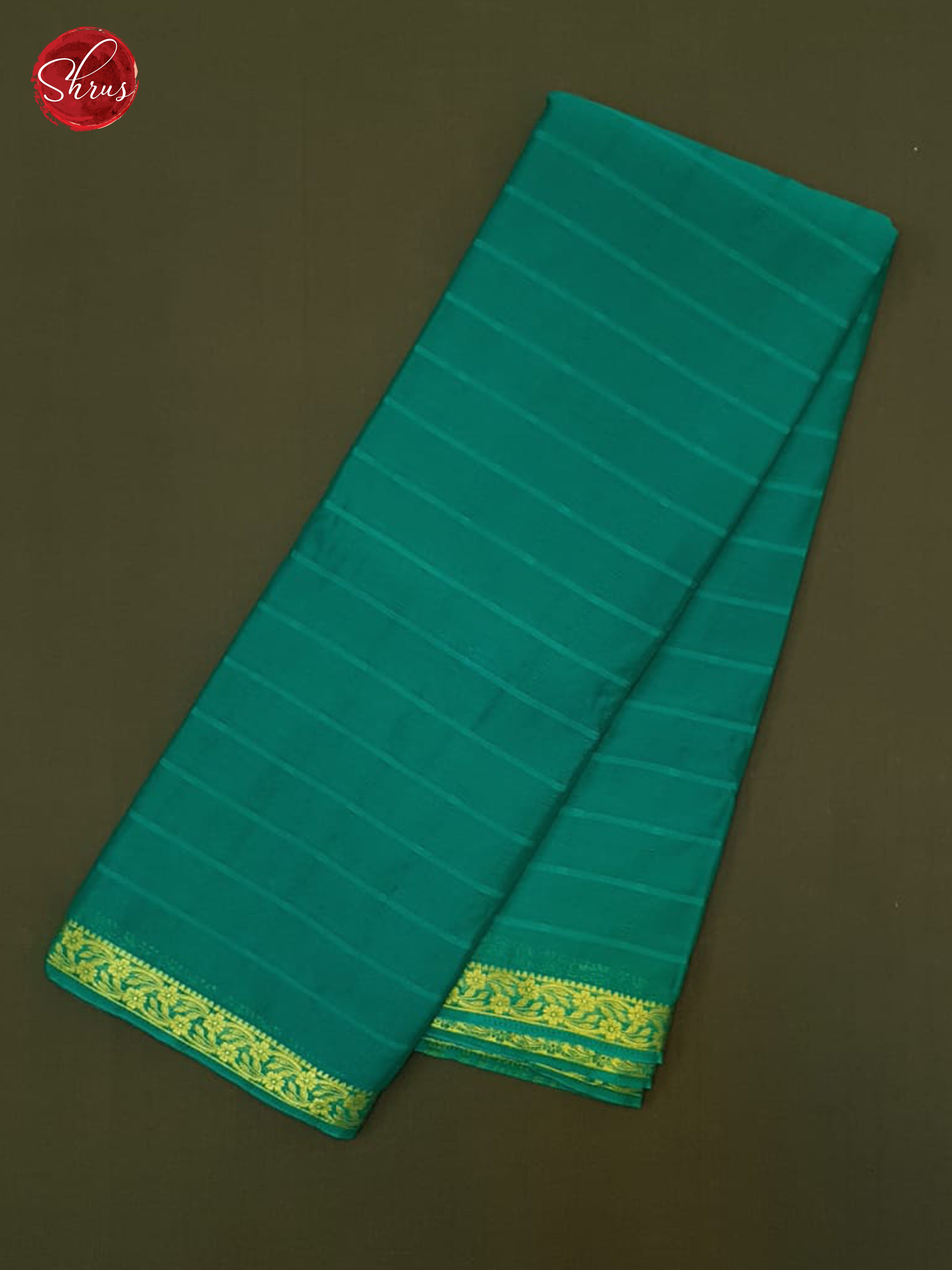 Peacock Neck(Single Tone)- Semi Mysore silk
