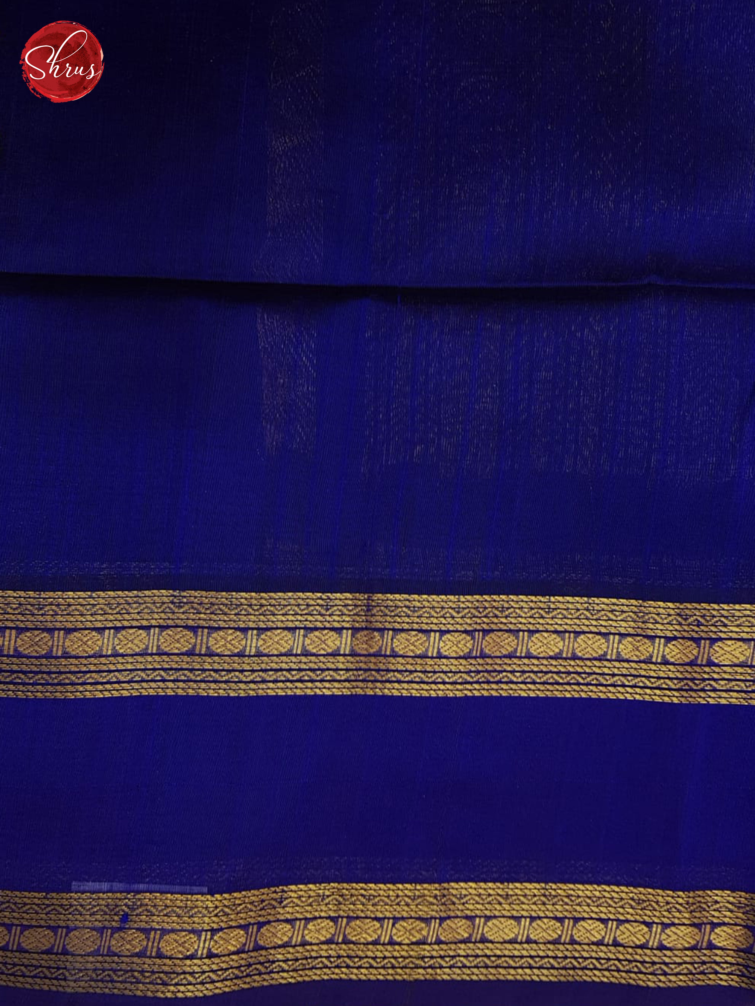 Orange And Blue- Silk cotton Saree - Shop on ShrusEternity.com