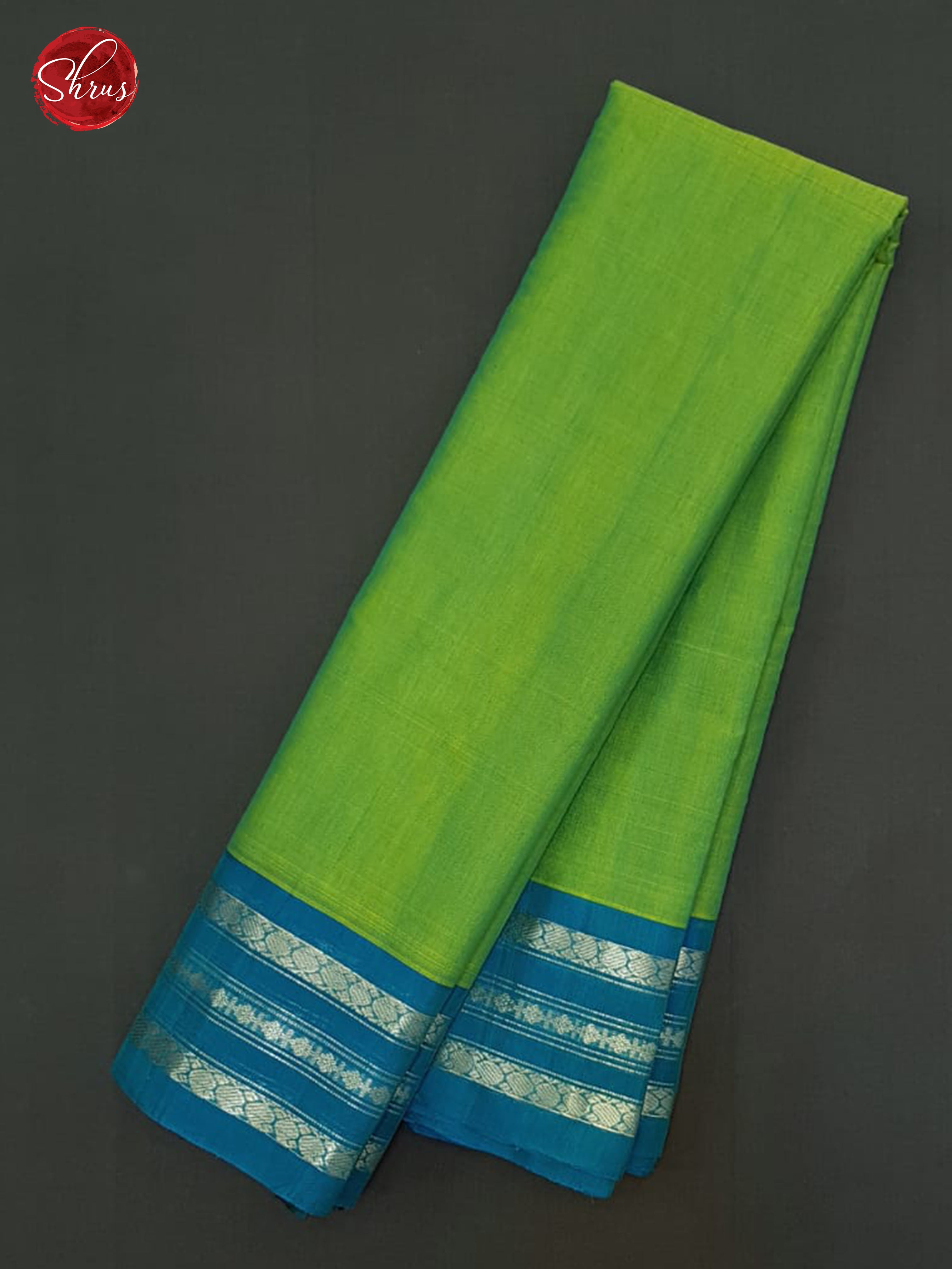 Green & Blue - Gadwal Silk Cotton Saree