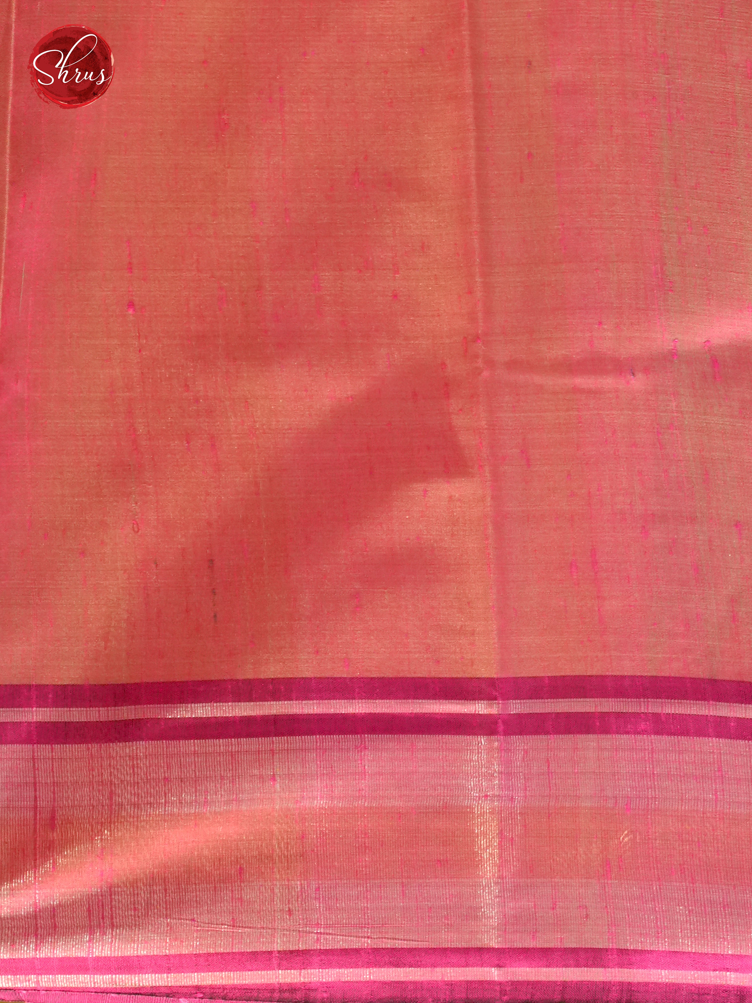 Leaf Green & Pink - Raw ilk Saree - Shop on ShrusEternity.com