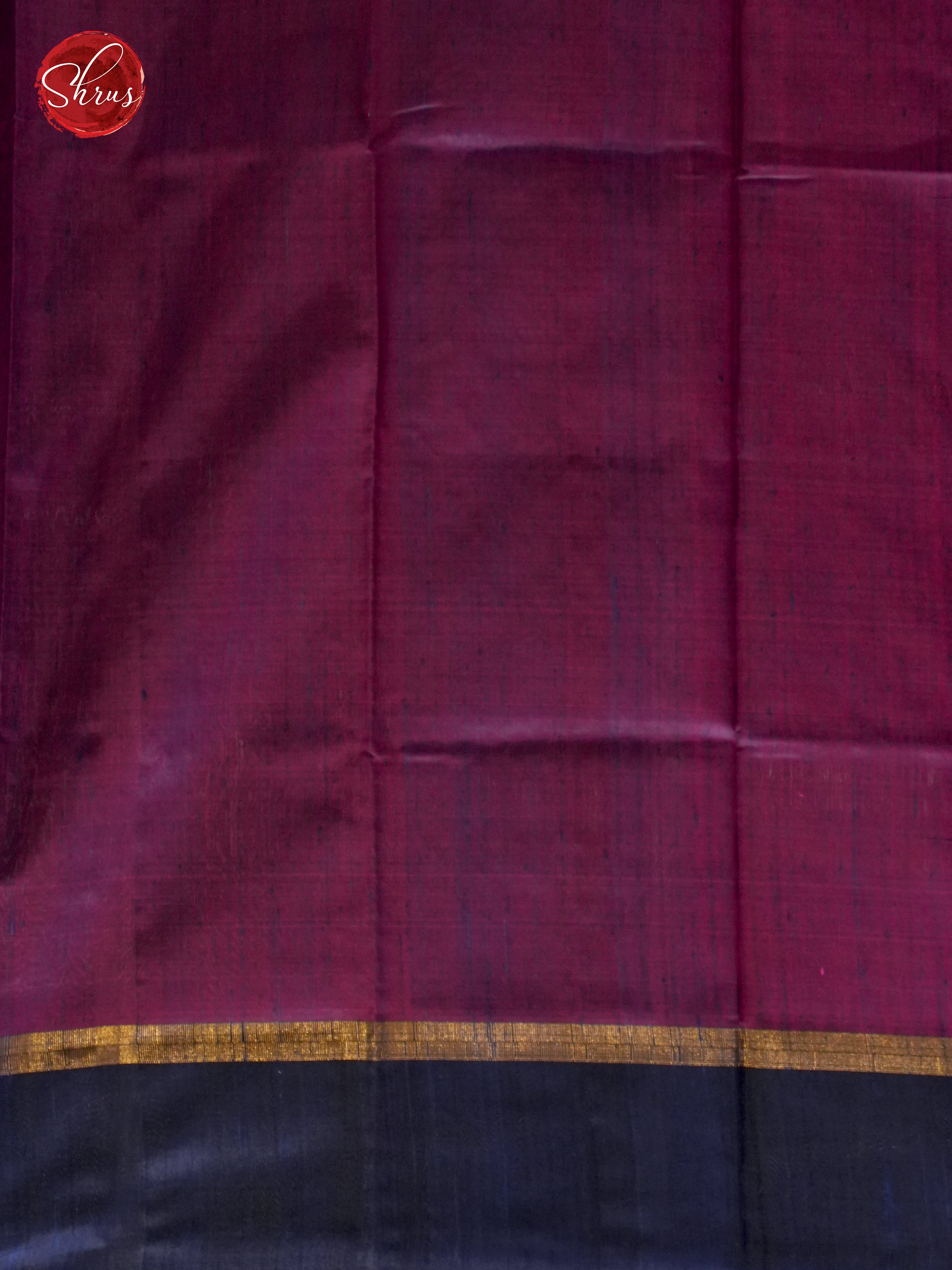 Hot Pink And Blue - Raw silk saree - Shop on ShrusEternity.com