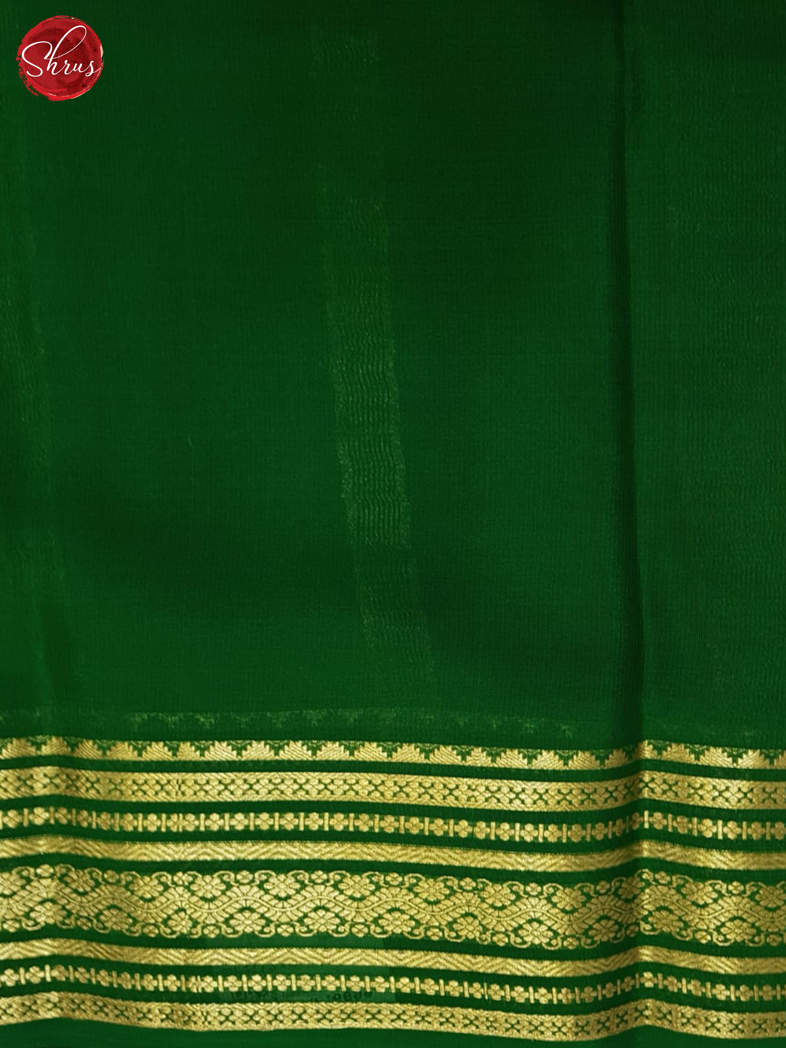 Pink And Green- Mysore Silk Saree - Shop on ShrusEternity.com