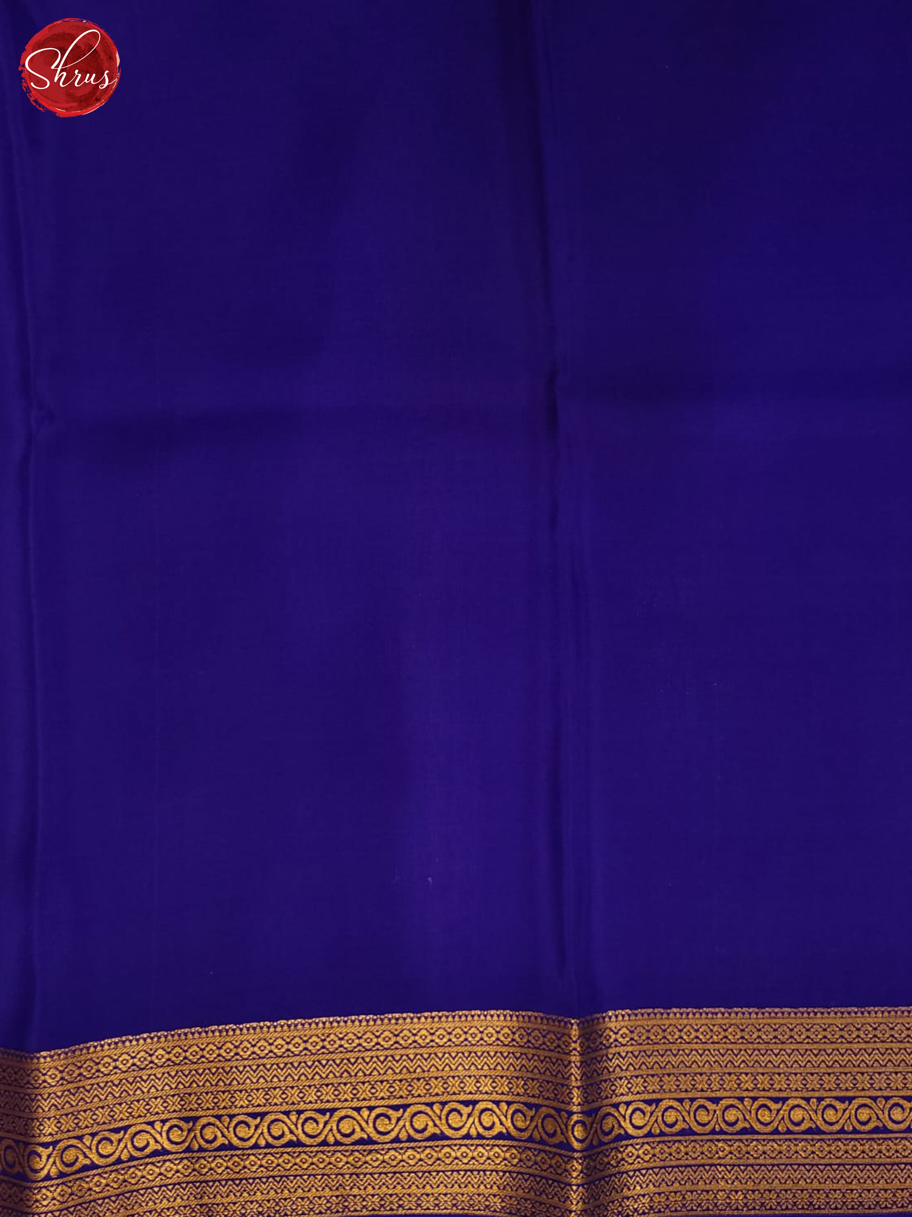 Teal Blue and Blue- Mysore Silk - Shop on ShrusEternity.com