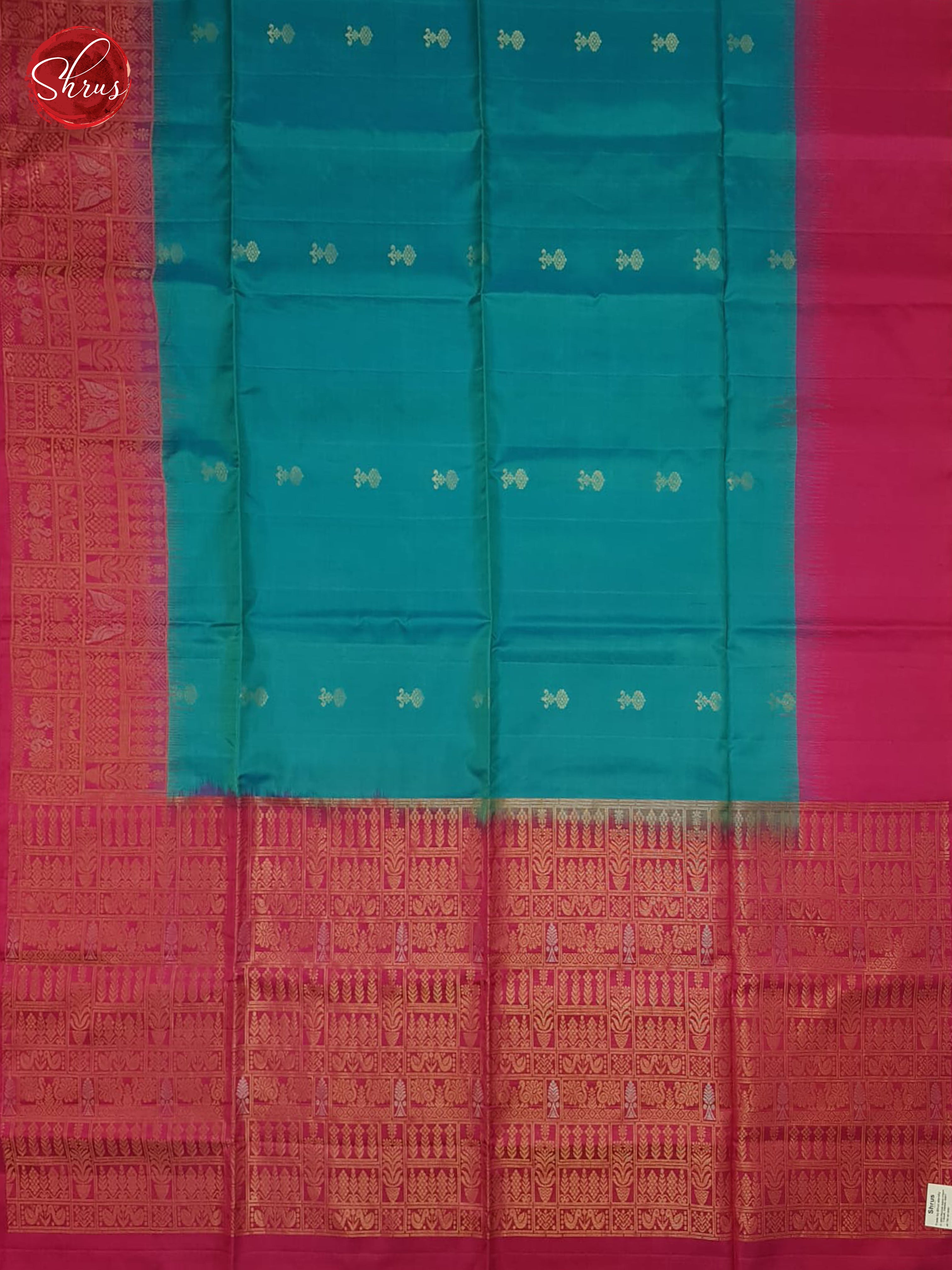 Blue And Pink-Soft silk saree - Shop on ShrusEternity.com