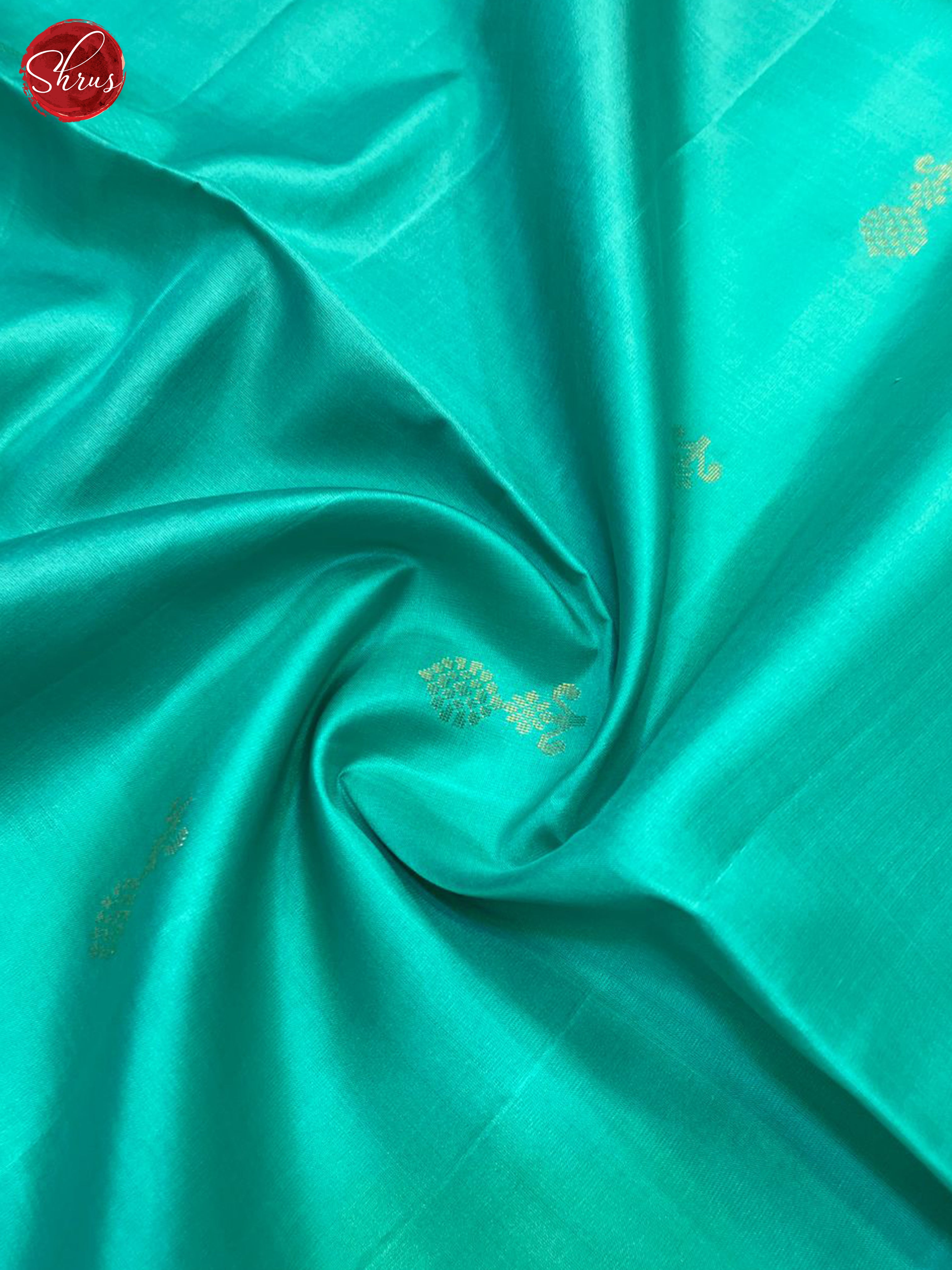 Teal Blue & Pink - Soft Silk Saree - Shop on ShrusEternity.com