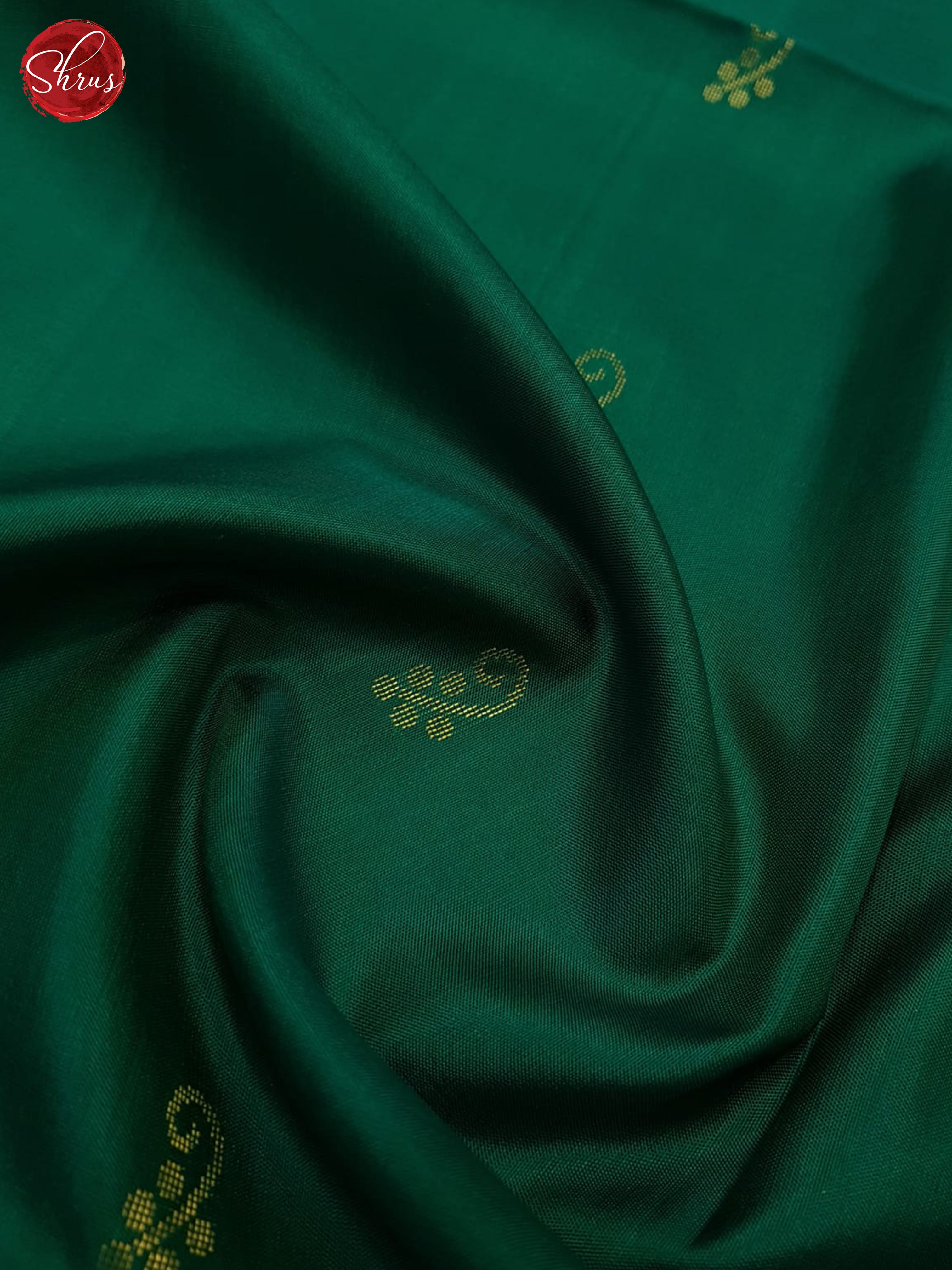 Green And Black-Soft silk saree - Shop on ShrusEternity.com