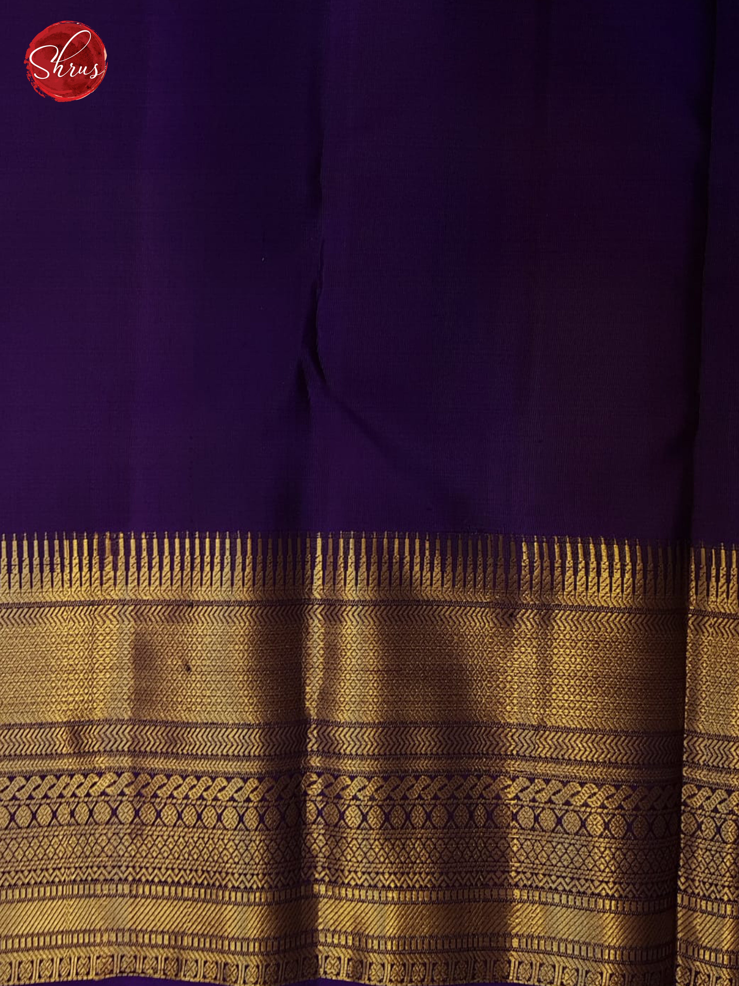 Pink & Purple - Kanchipuram Silk Saree - Shop on ShrusEternity.com