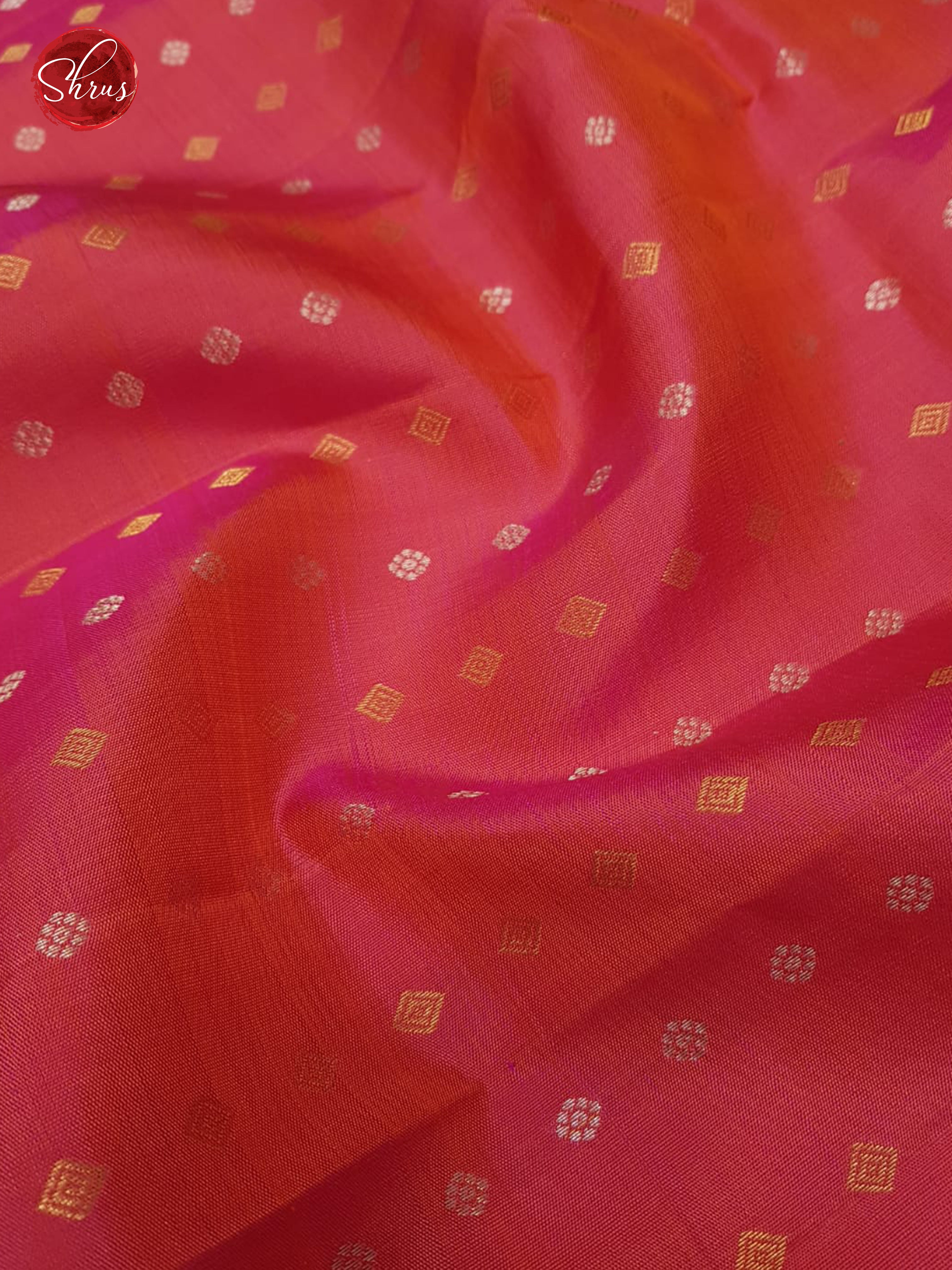 Pink & Purple - Kanchipuram Silk Saree - Shop on ShrusEternity.com