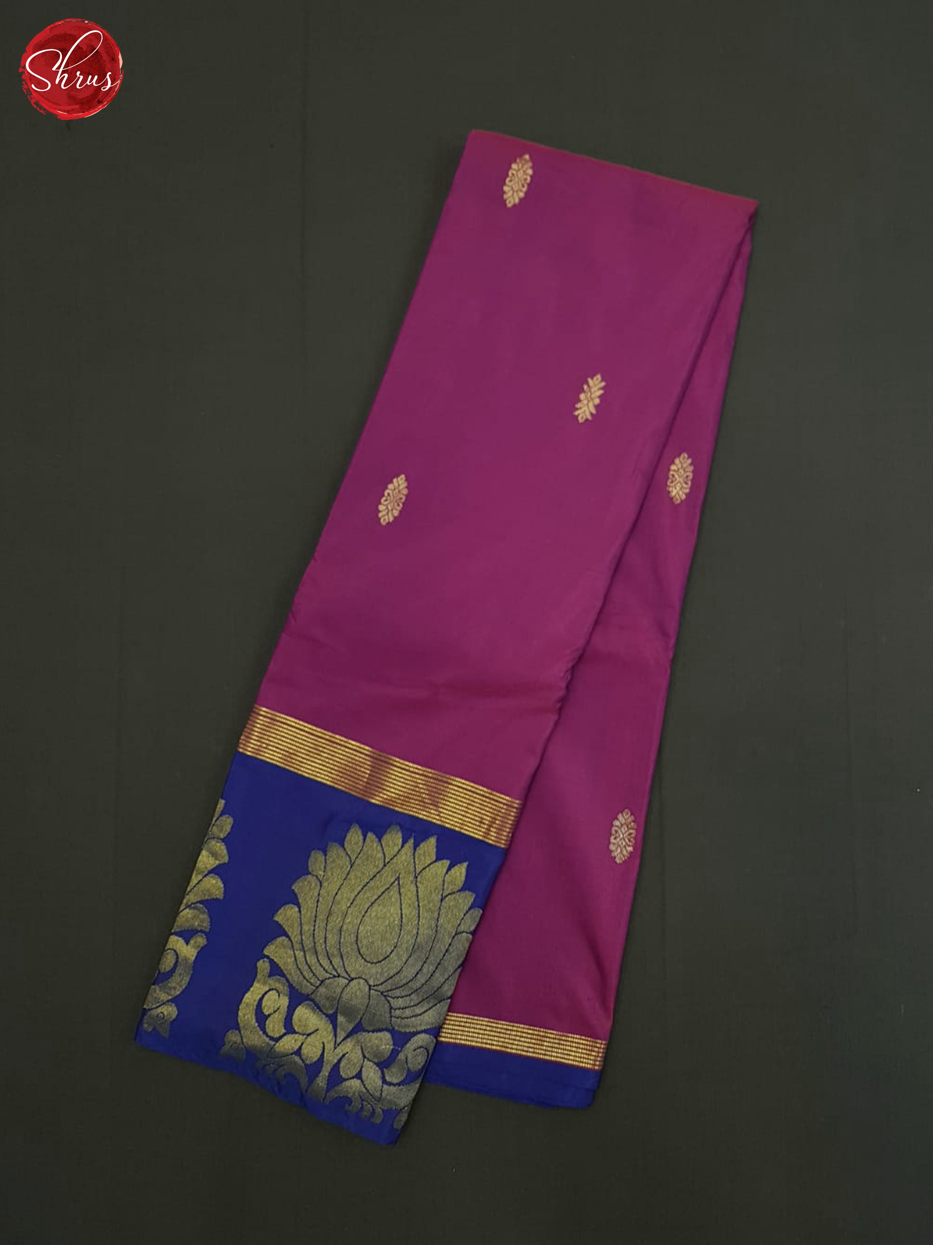 Majenta Pink & Pink-Semi soft silk saree - Shop on ShrusEternity.com