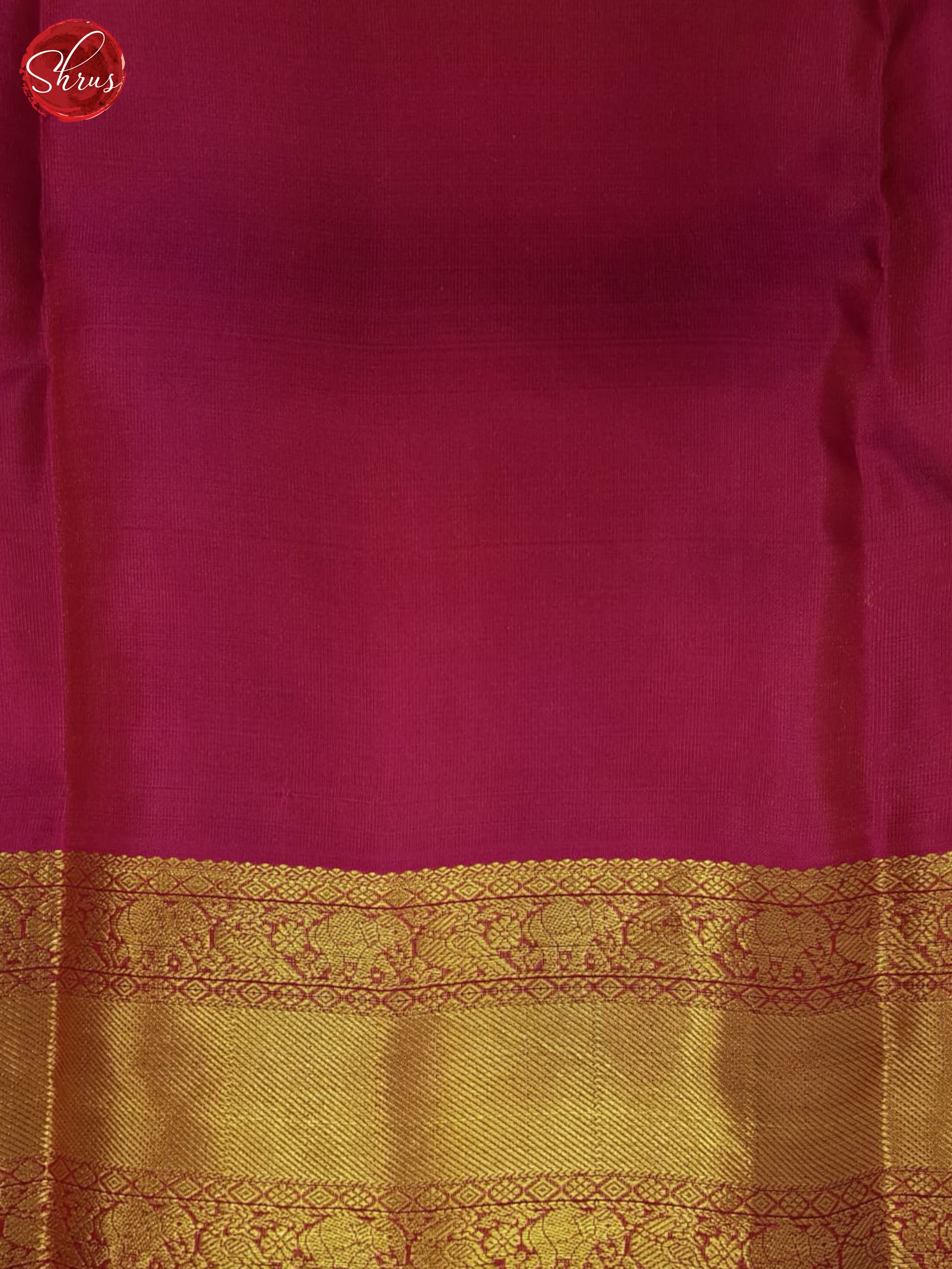 Brown & Pink - Kanchipuram Halfpure Saree - Shop on ShrusEternity.com