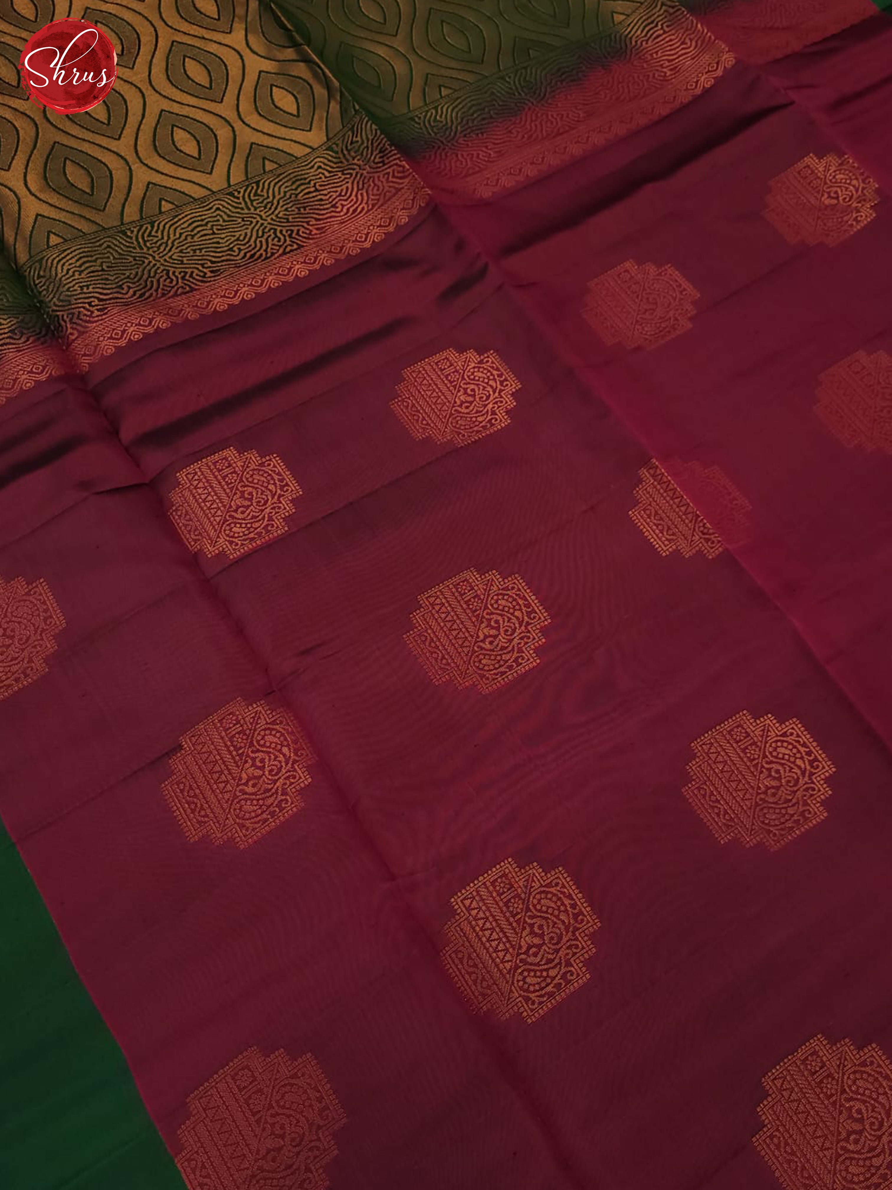 Vadamlli & Green - Softsilk-halfpure Saree - Shop on ShrusEternity.com