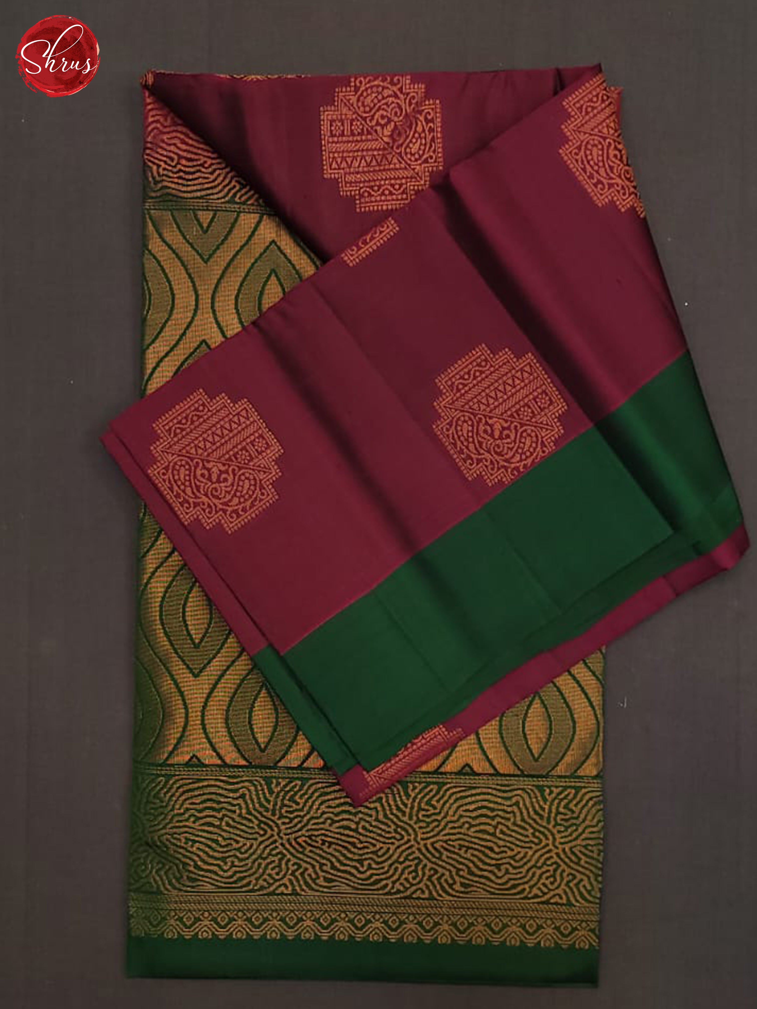 Vadamlli & Green - Softsilk-halfpure Saree - Shop on ShrusEternity.com