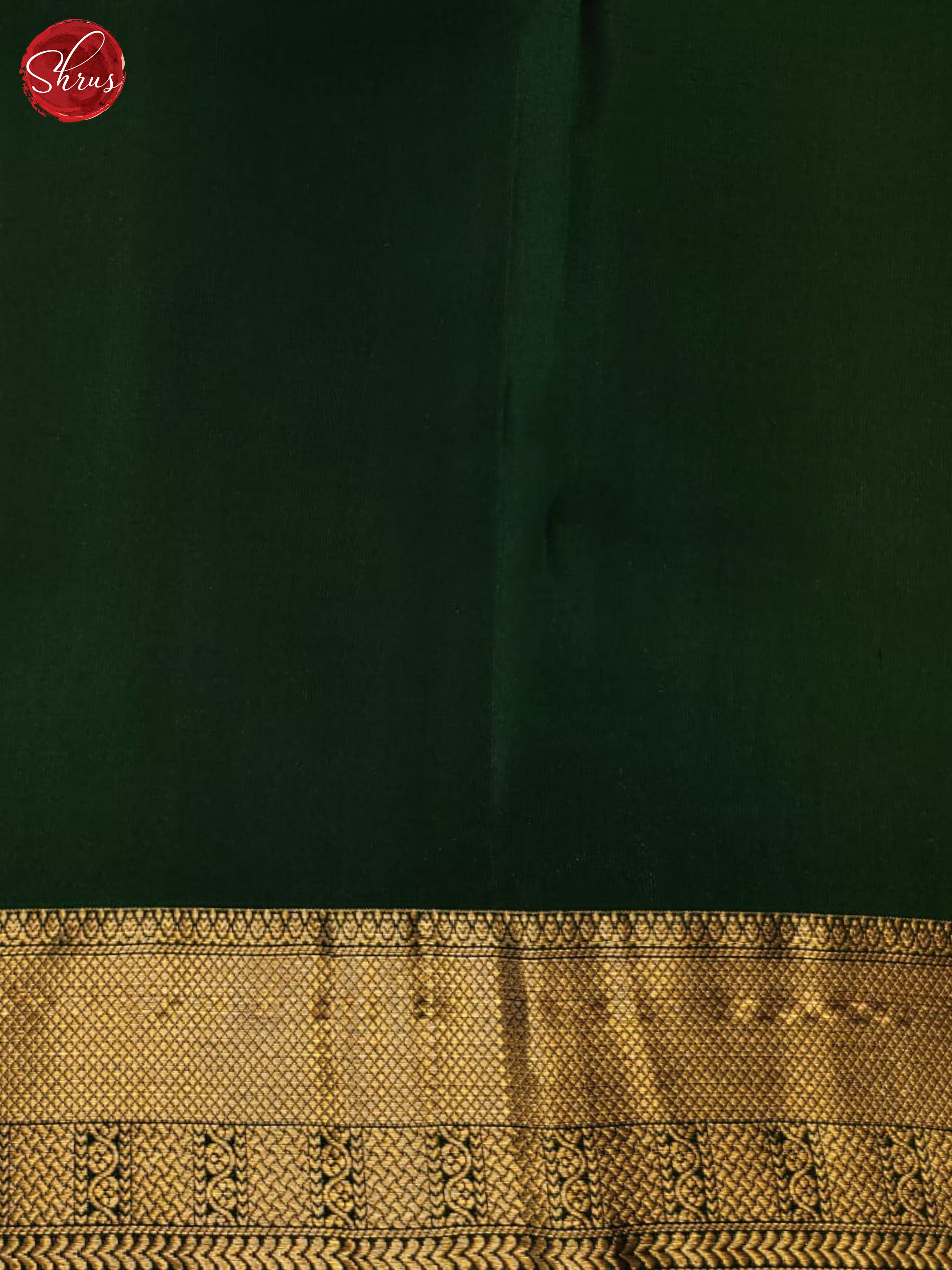 Mehandi Green & Green - Kanchipuram-halfpure Saree - Shop on ShrusEternity.com