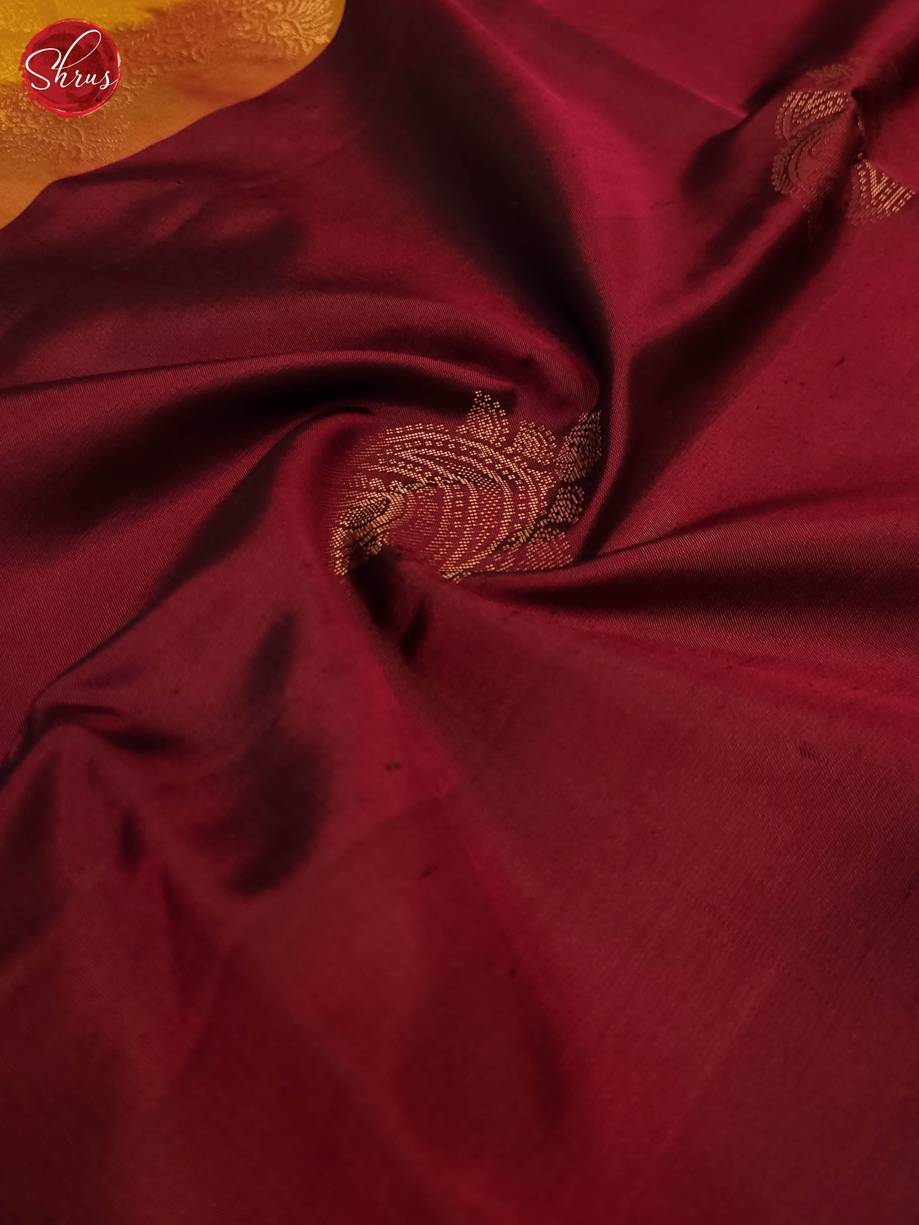 Majenta pink and yellow-Soft Silk Saree - Shop on ShrusEternity.com