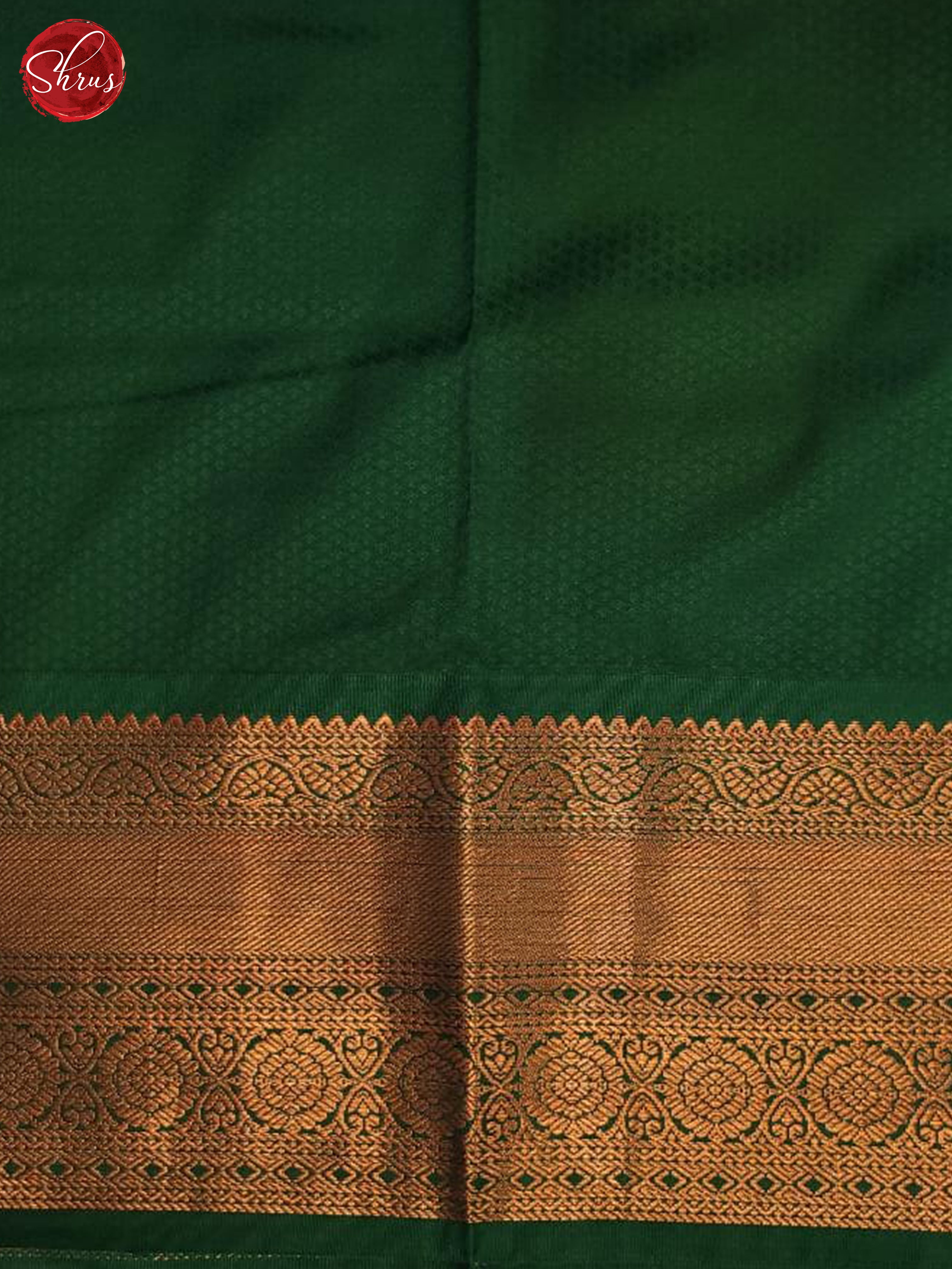 Pink & Green - Semi Kanchipuram Saree - Shop on ShrusEternity.com