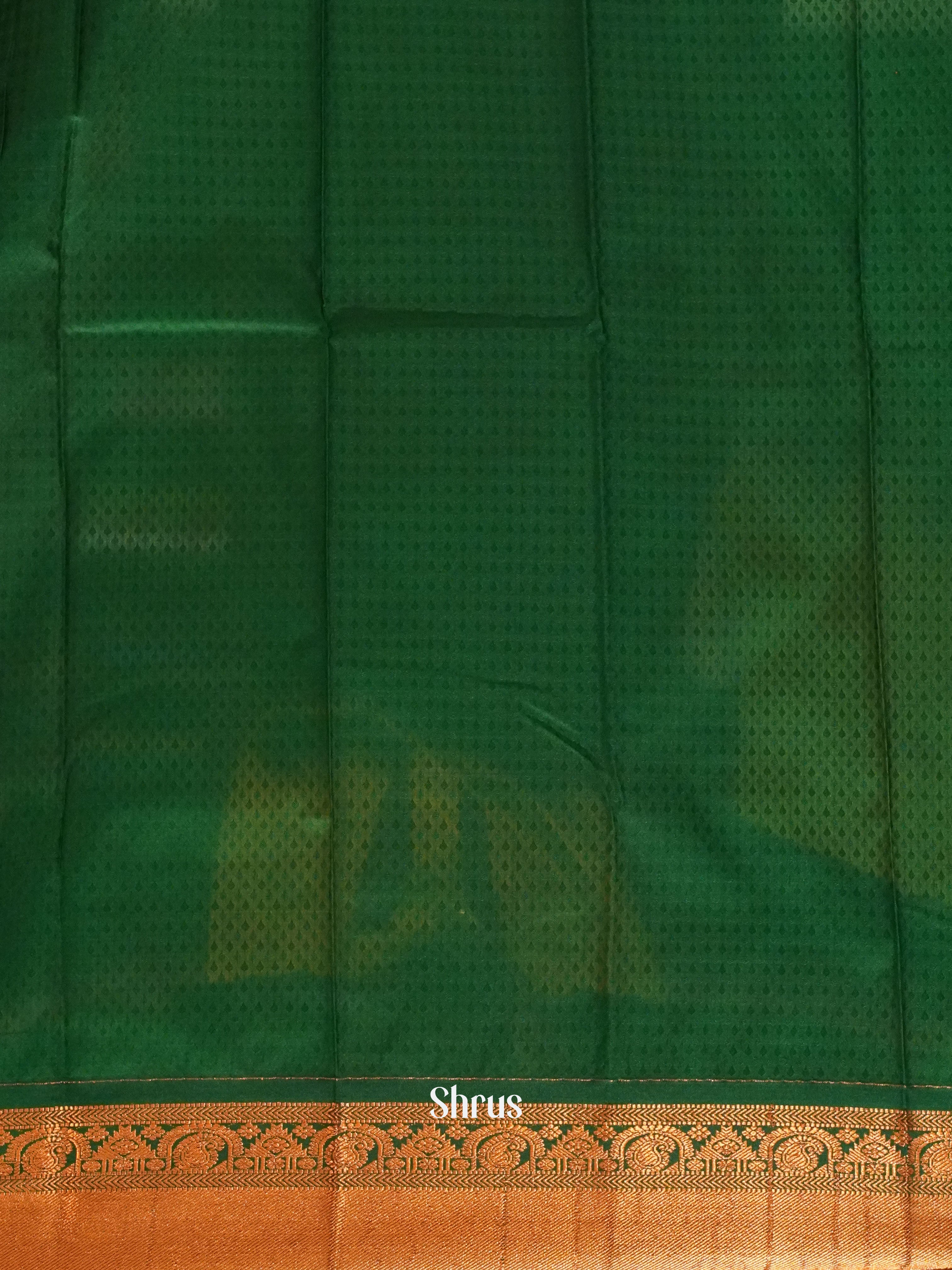 Pink & Green- Semi Kanchipuram Saree