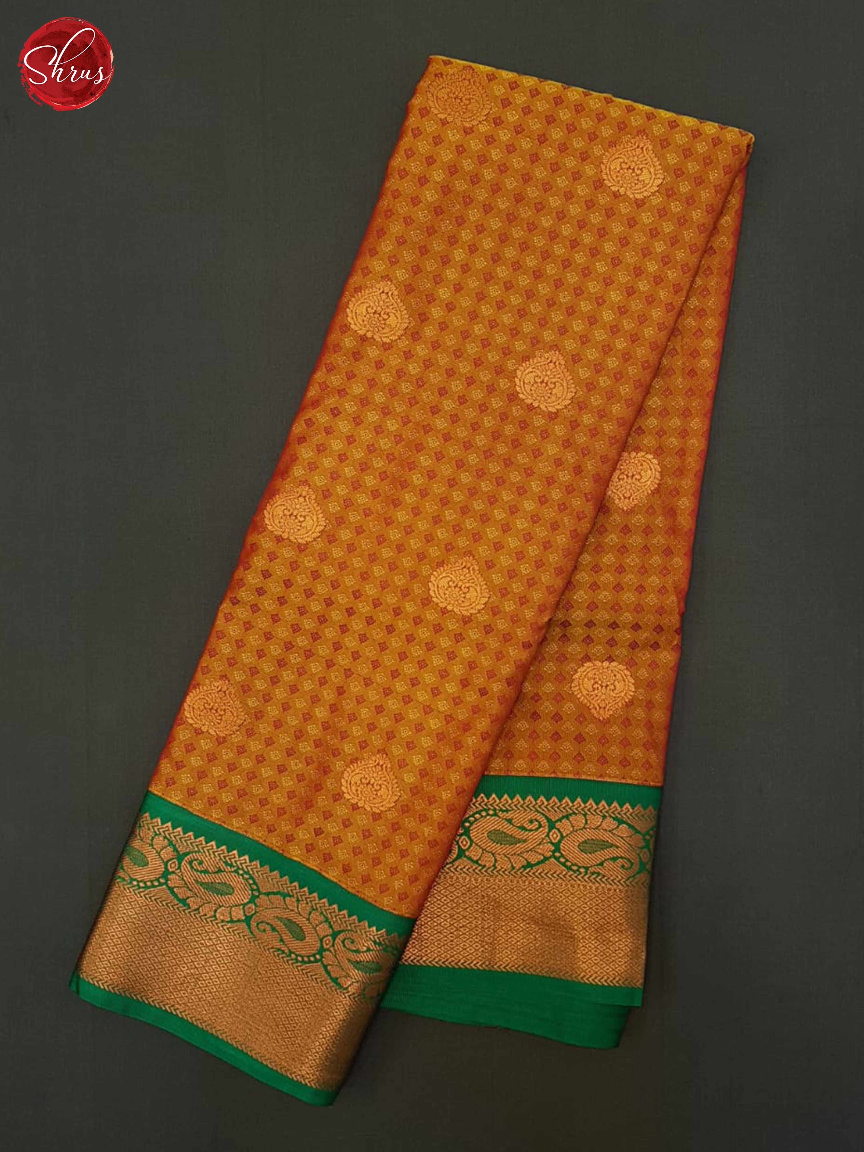 BFS26480 - Semi Kanchipuram Saree - Shop on ShrusEternity.com