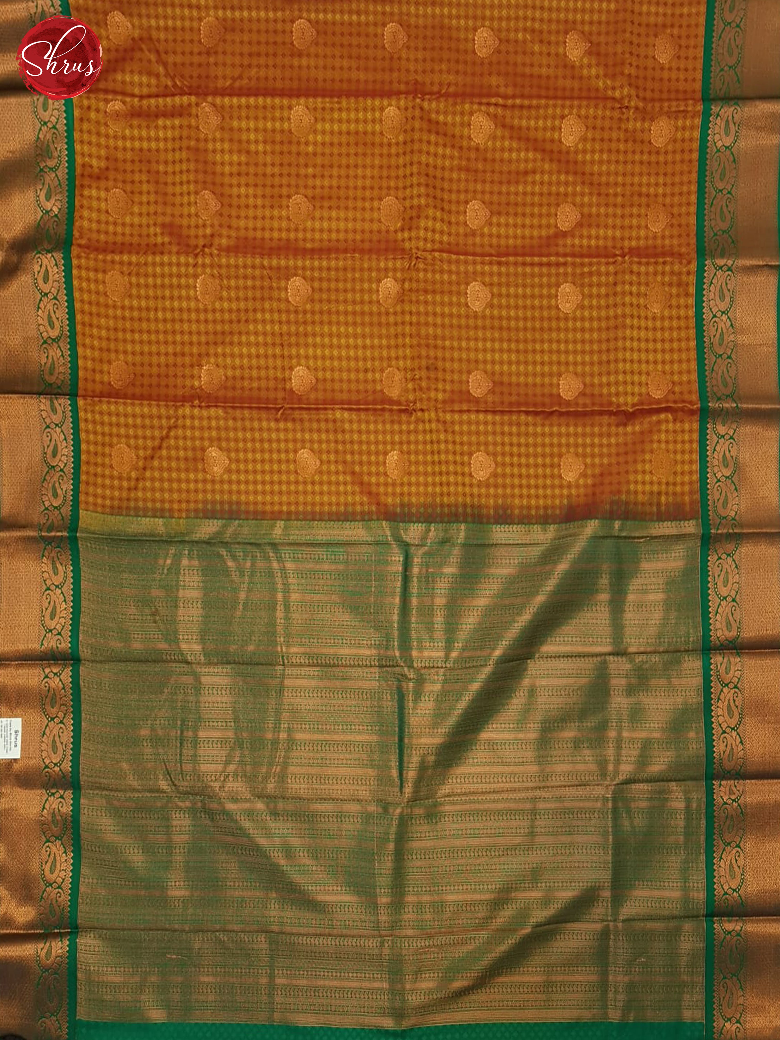 BFS26480 - Semi Kanchipuram Saree - Shop on ShrusEternity.com