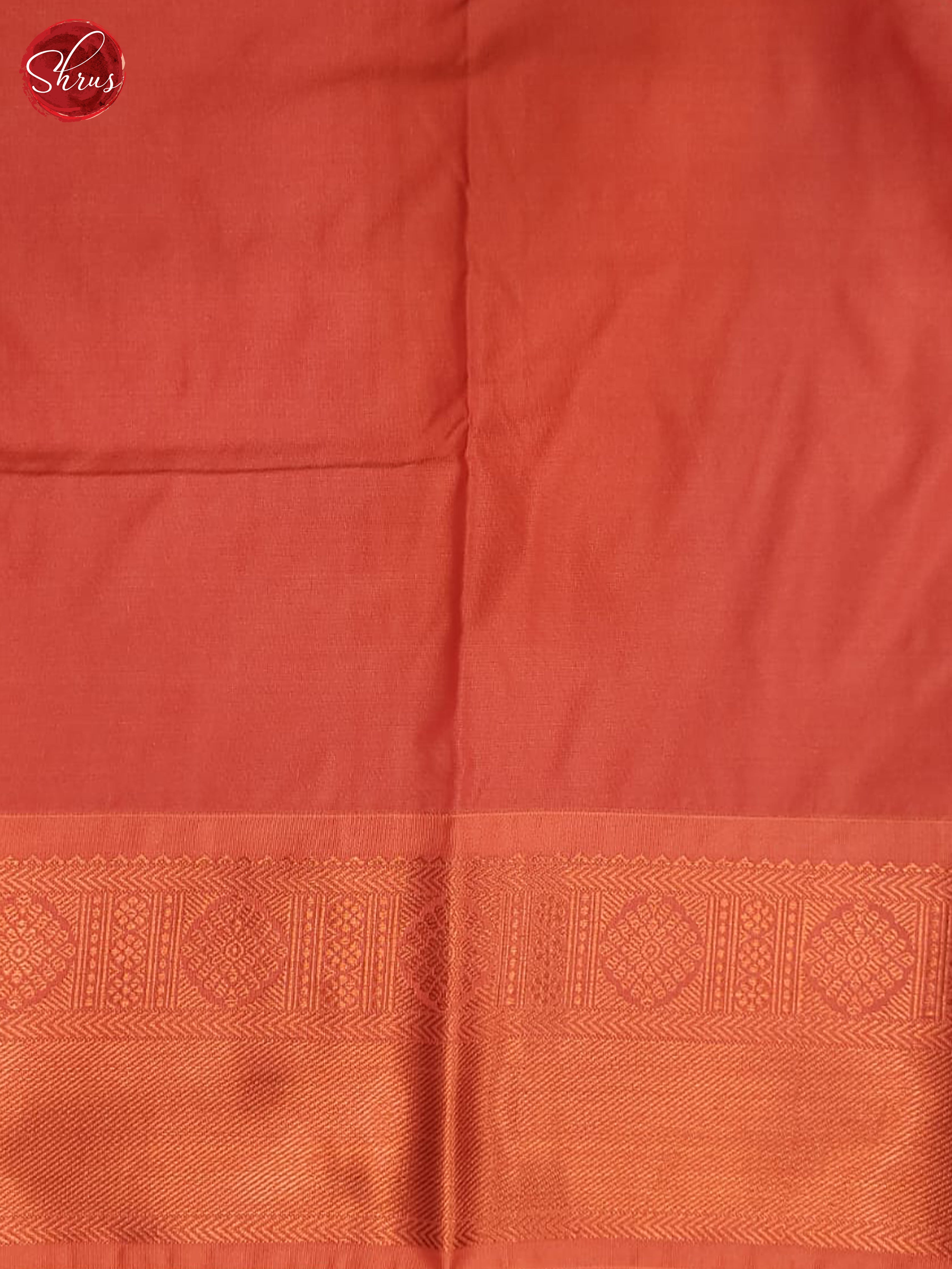 Green & Orange - Semi Kanchipuram Saree - Shop on ShrusEternity.com