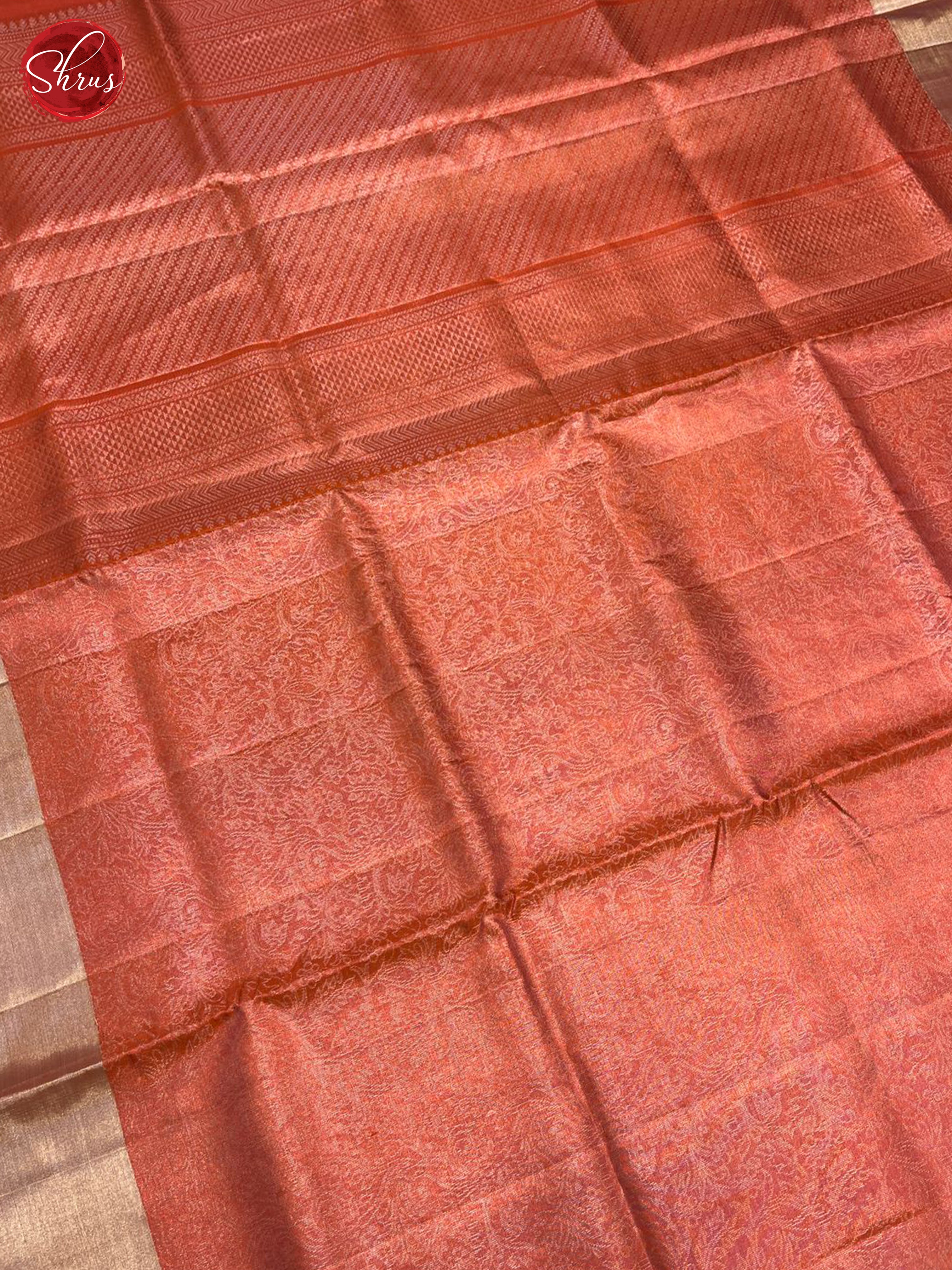 Orange(Single Tone) - Soft Silk Saree - Shop on ShrusEternity.com