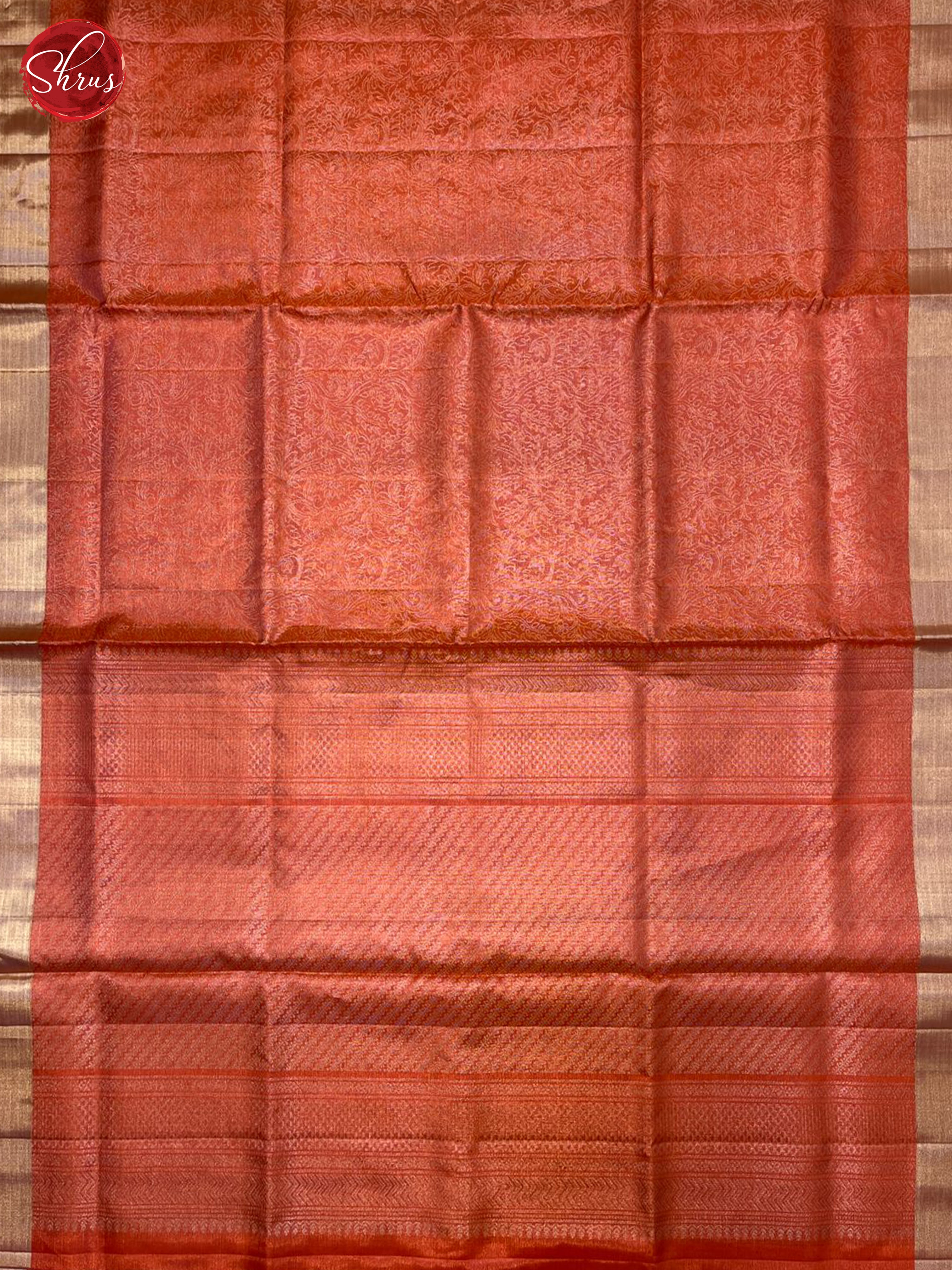 Orange(Single Tone) - Soft Silk Saree - Shop on ShrusEternity.com