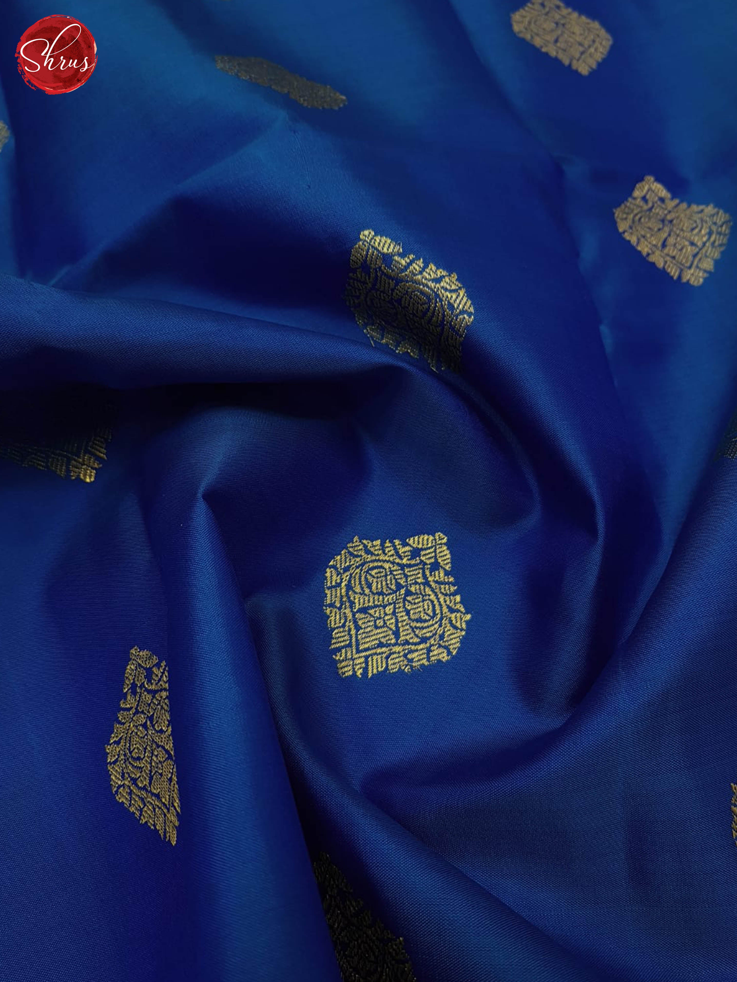 Blue And Purple-Kanchipuram Silk saree - Shop on ShrusEternity.com
