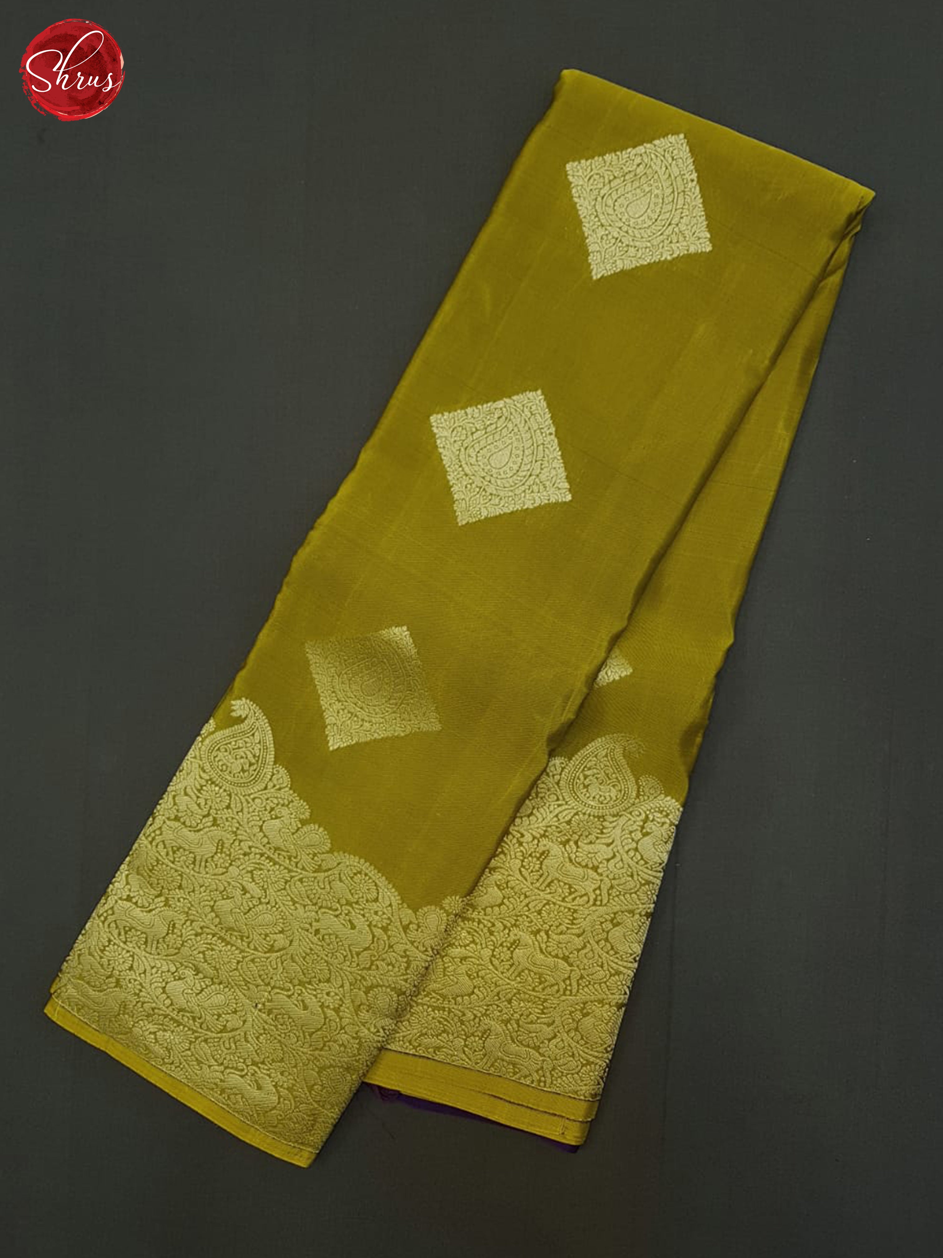 BFS28249 - Kanchipuram Halfpure Saree - Shop on ShrusEternity.com