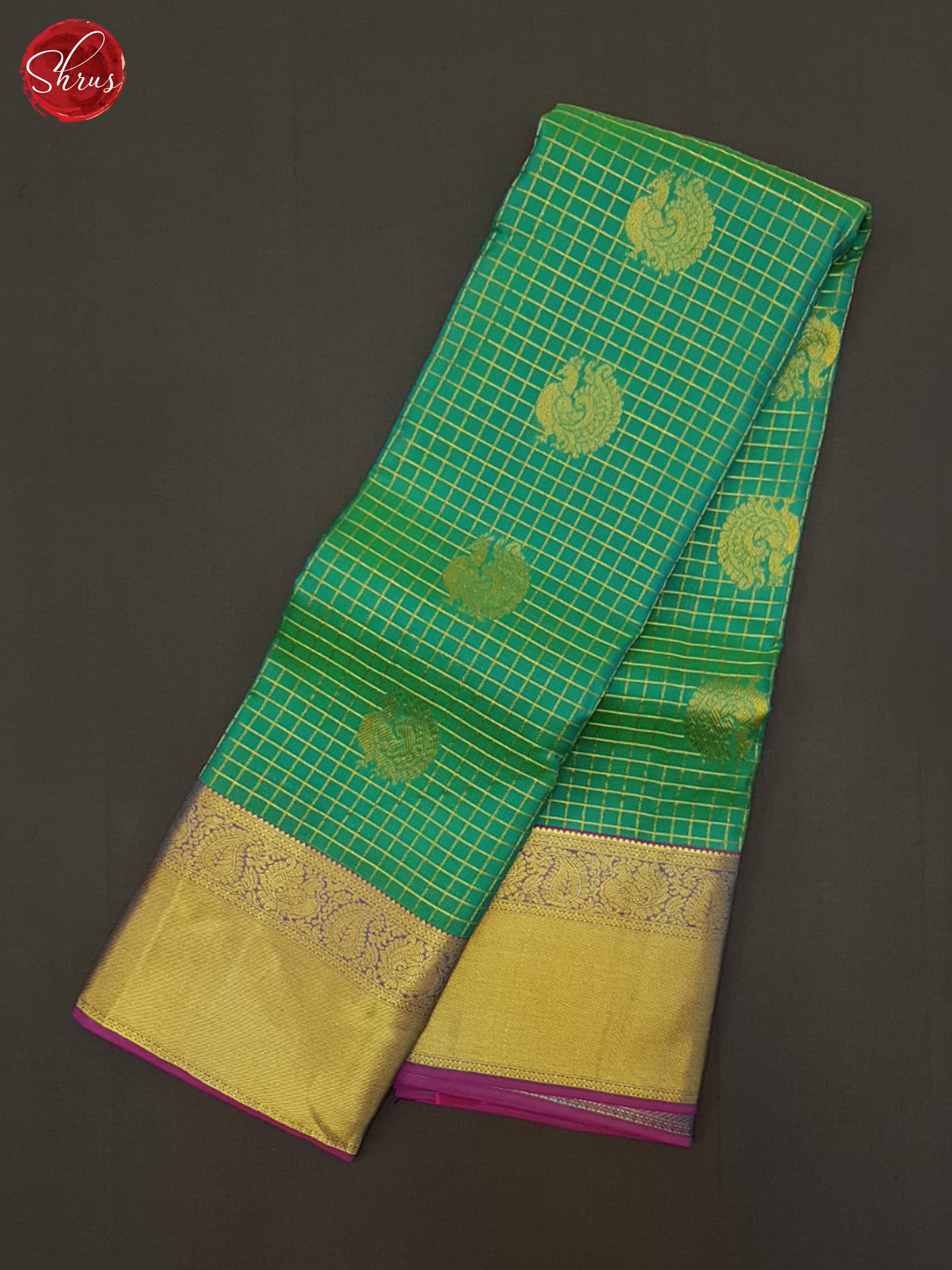 BFS28278 - Kanchipuram Halfpure Saree - Shop on ShrusEternity.com