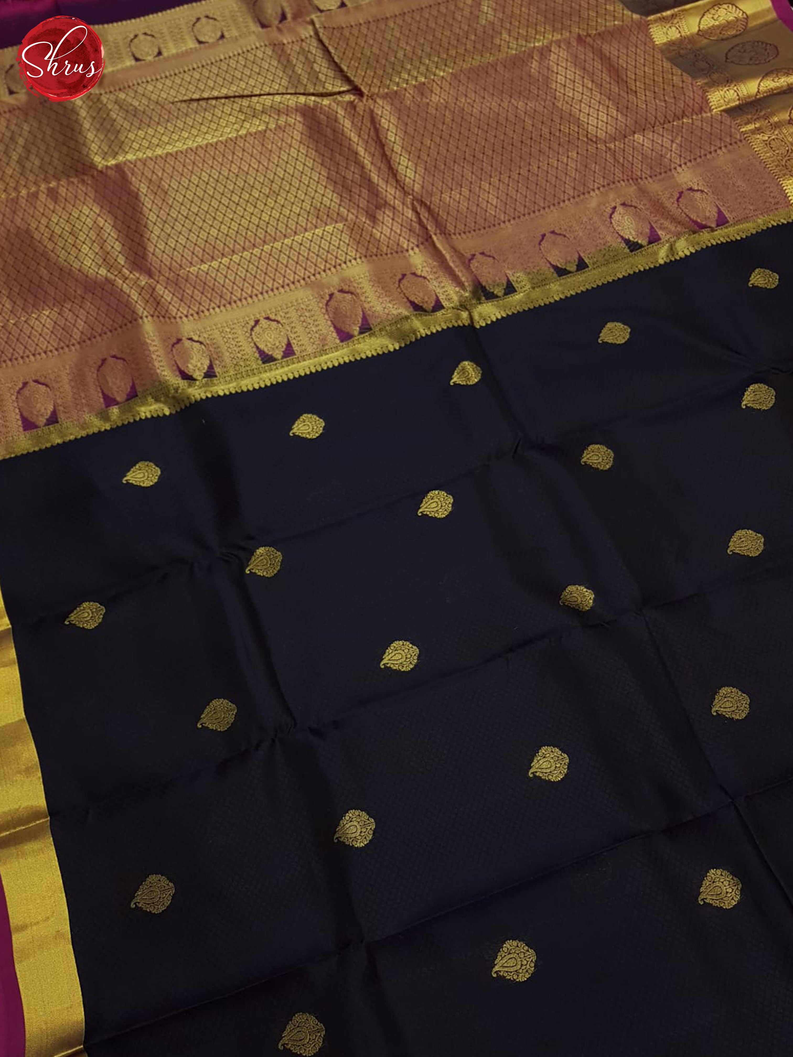 BFS28286 - Kanchipuram Halfpure Saree - Shop on ShrusEternity.com