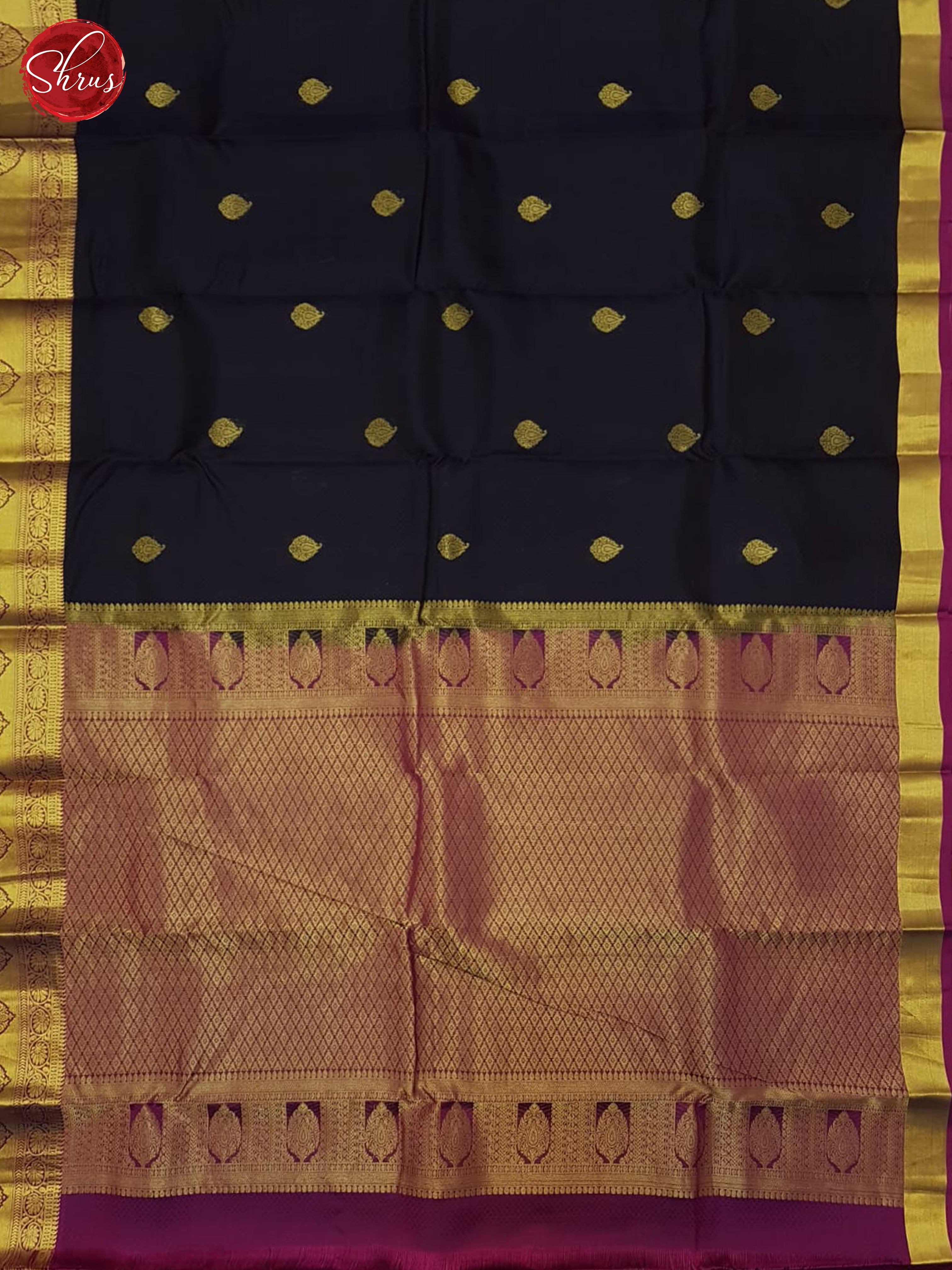 BFS28286 - Kanchipuram Halfpure Saree - Shop on ShrusEternity.com