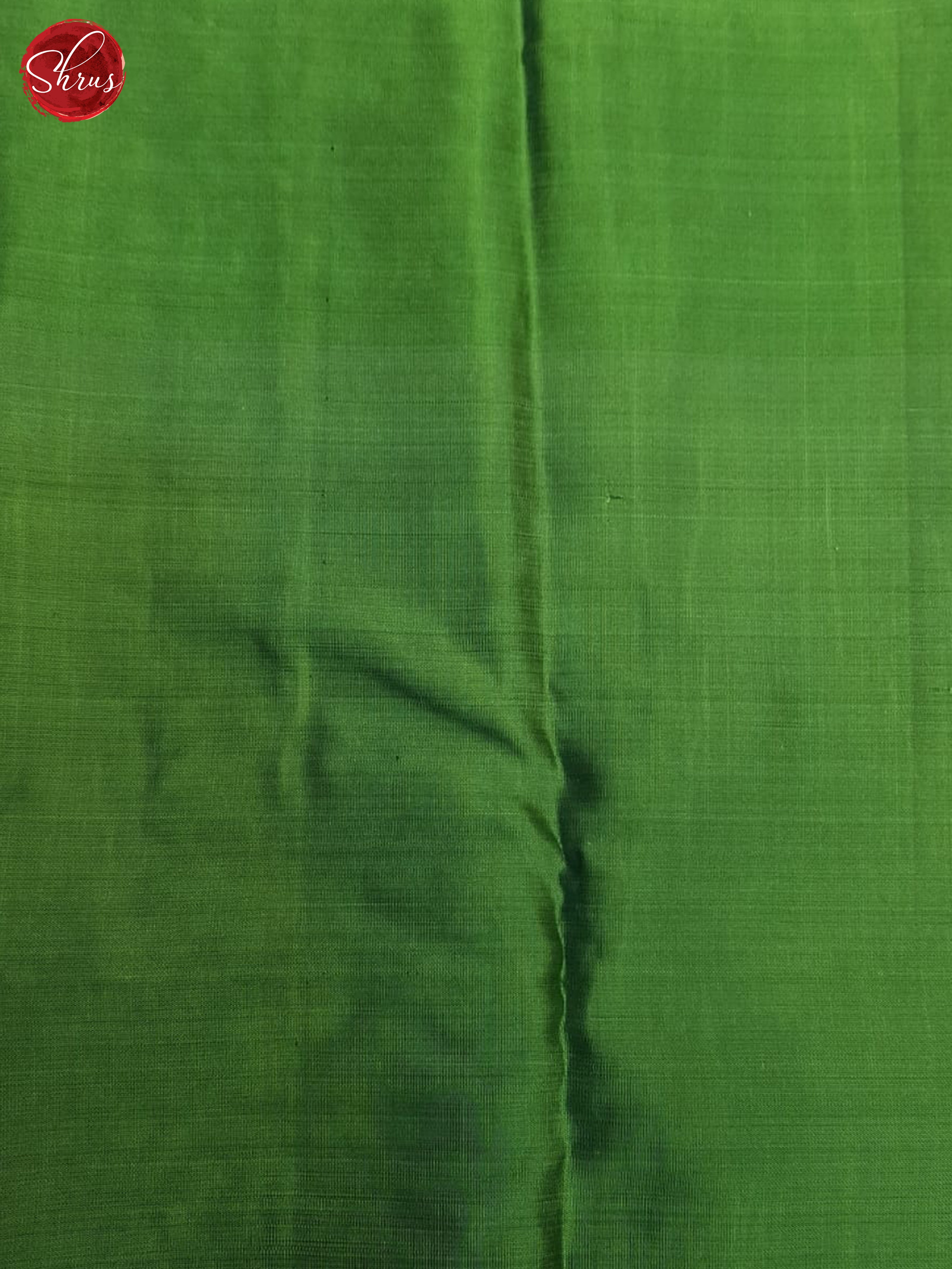 Grey & Green - Soft Silk Halfpure Saree - Shop on ShrusEternity.com