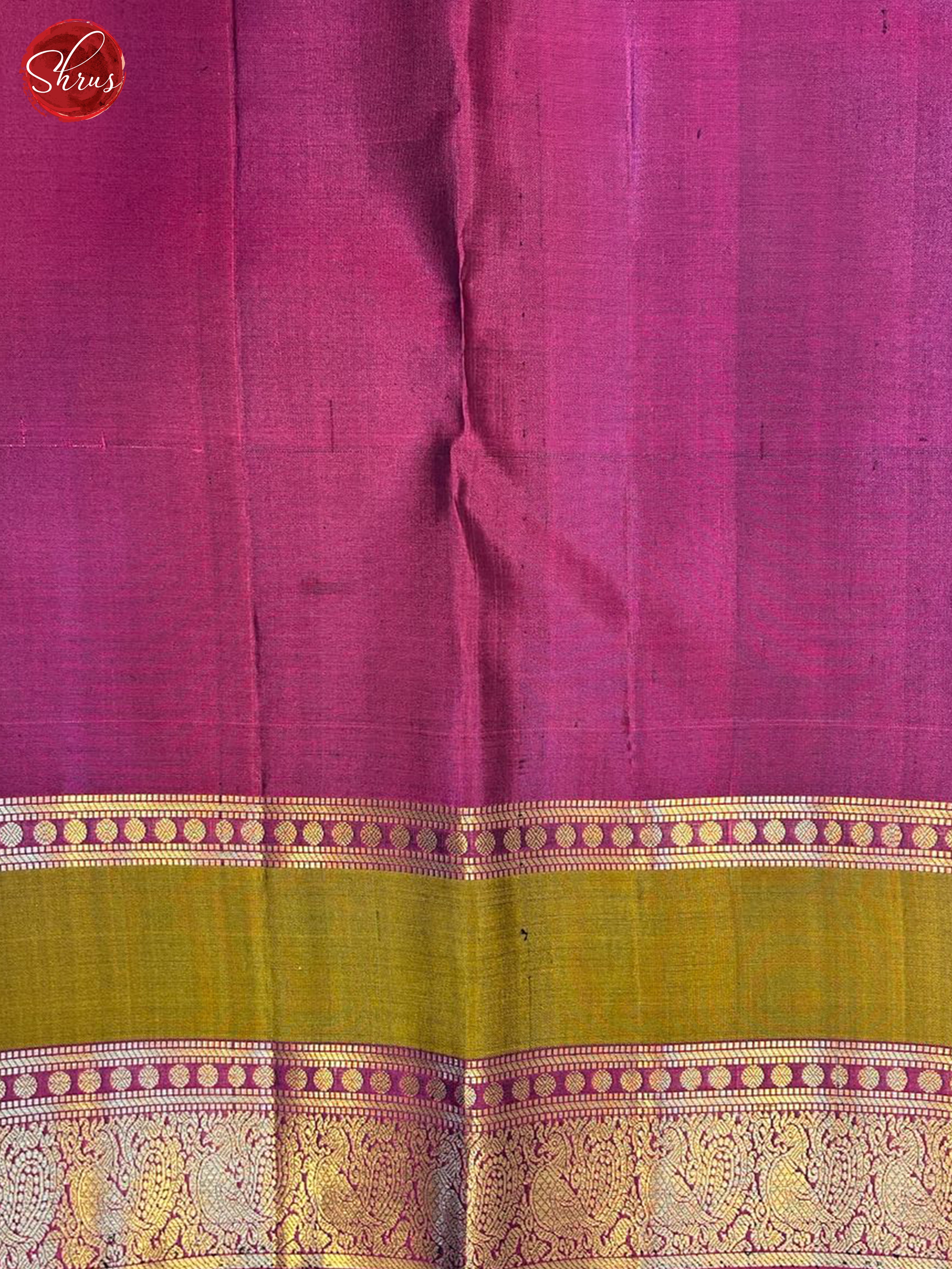 Green & Wine - Soft Silk Saree - Shop on ShrusEternity.com