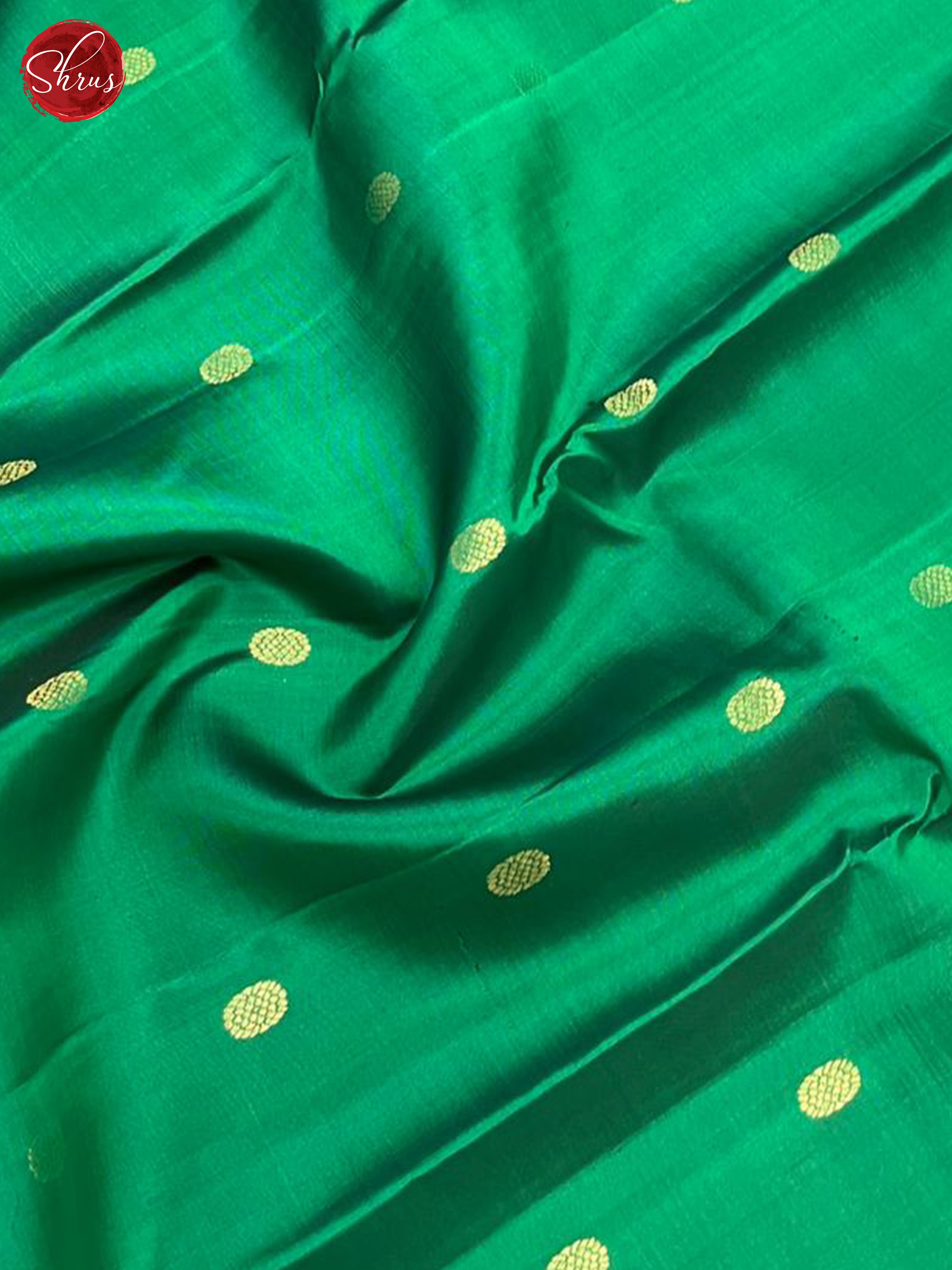 Green & Wine - Soft Silk Saree - Shop on ShrusEternity.com