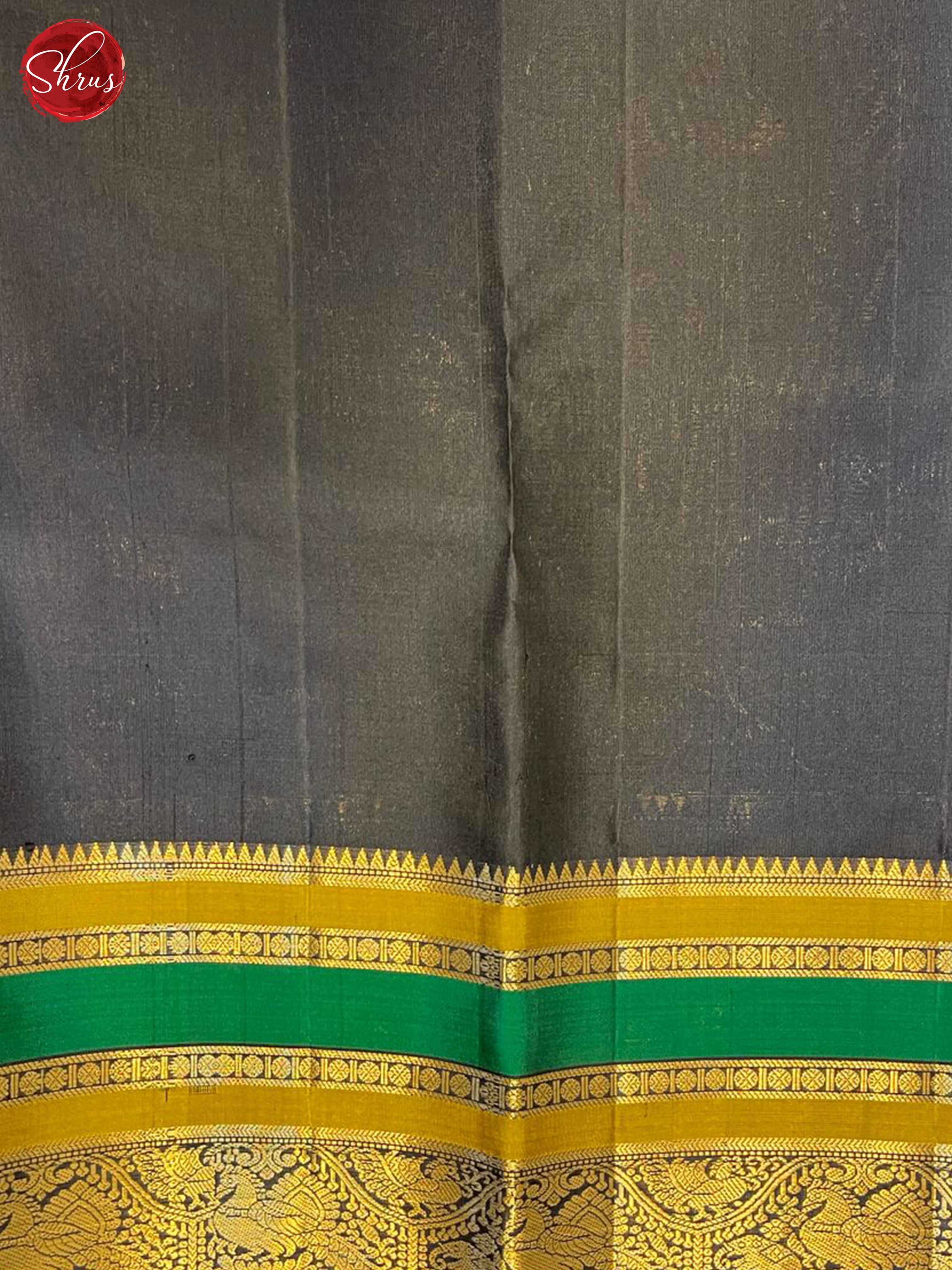 Green & Black - Soft Silk Saree - Shop on ShrusEternity.com