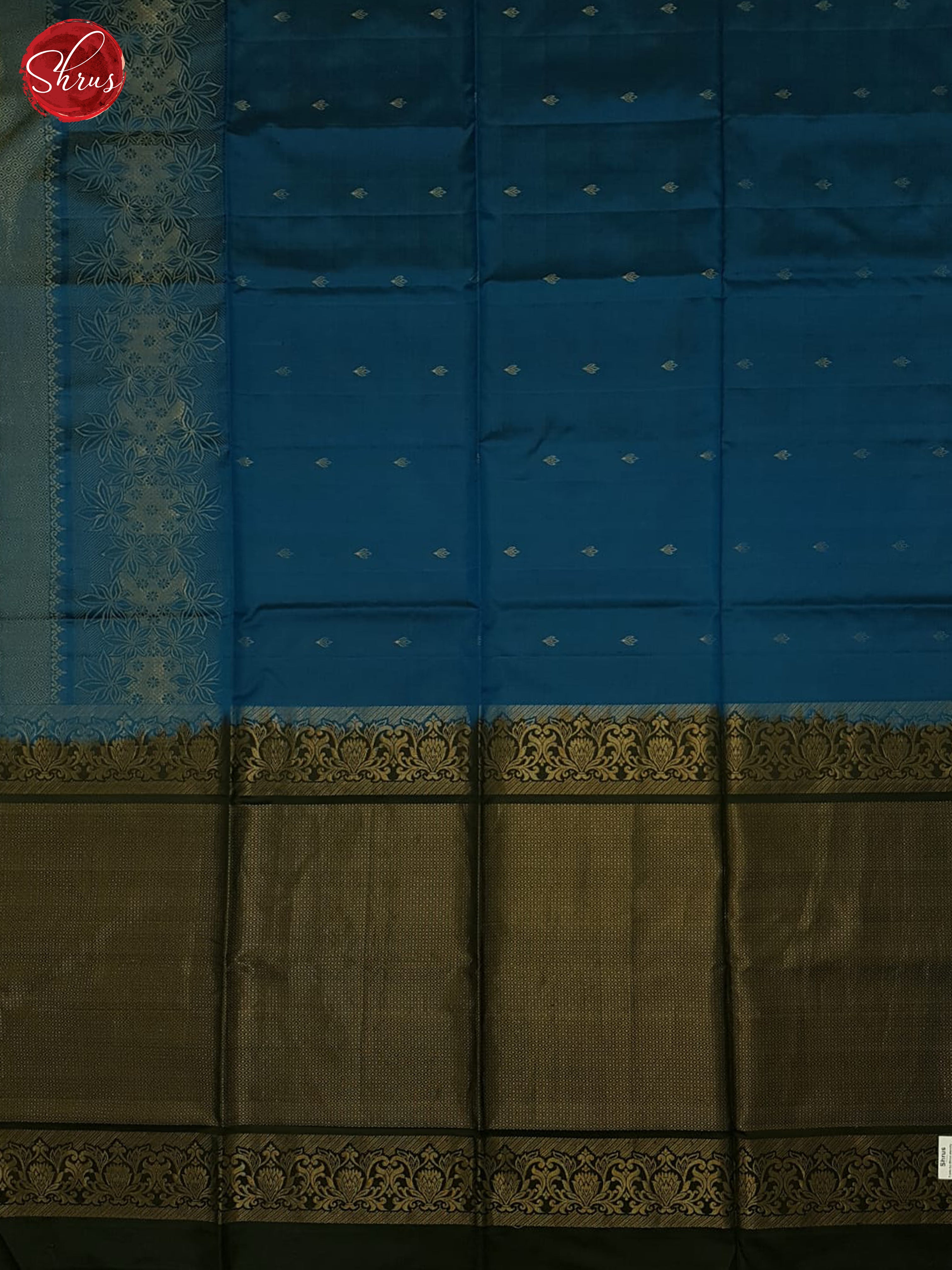 Blue And Black - Soft Silk Saree - Shop on ShrusEternity.com