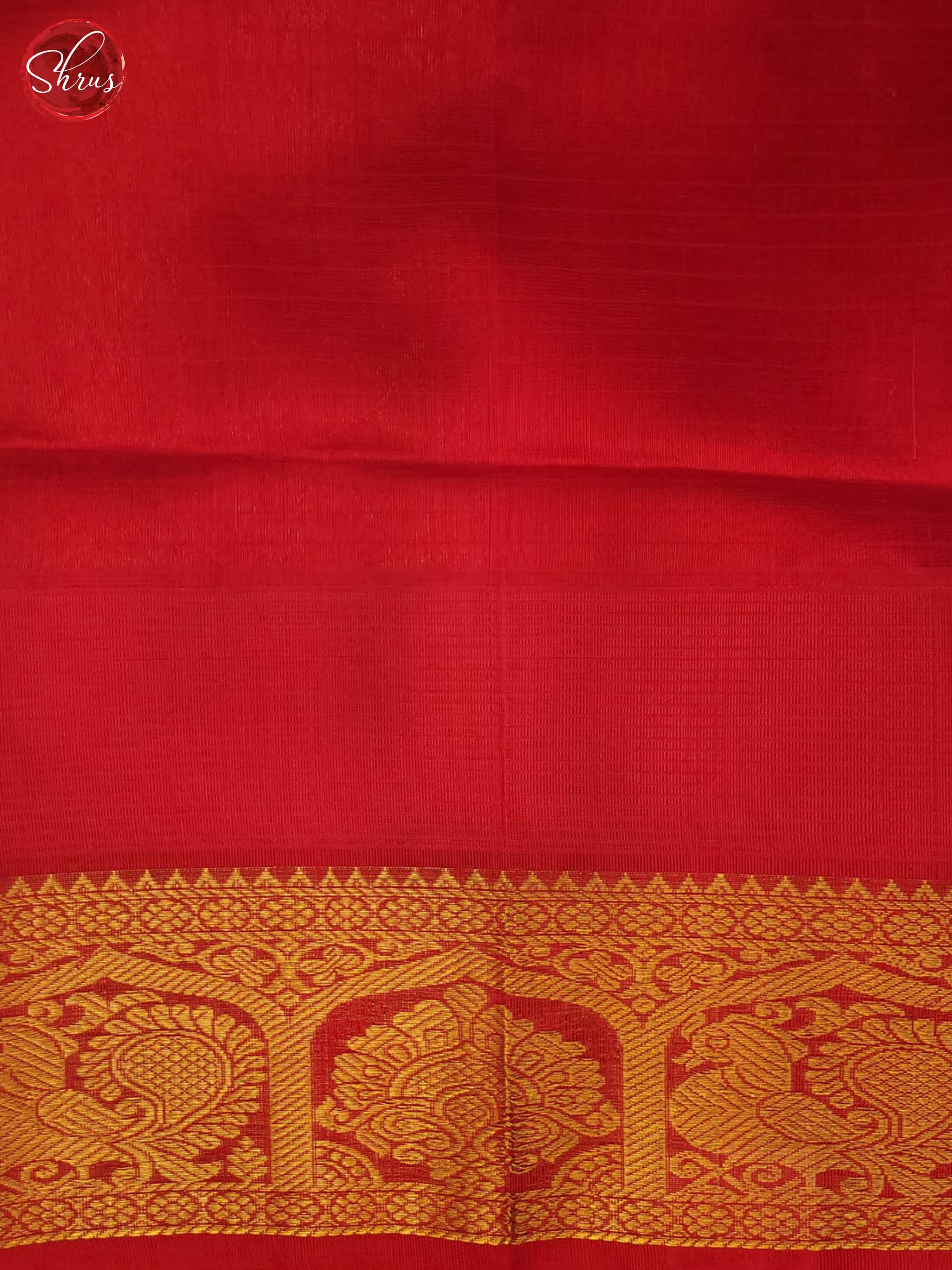 yellow and Red-Silk Cotton Saree - Shop on ShrusEternity.com