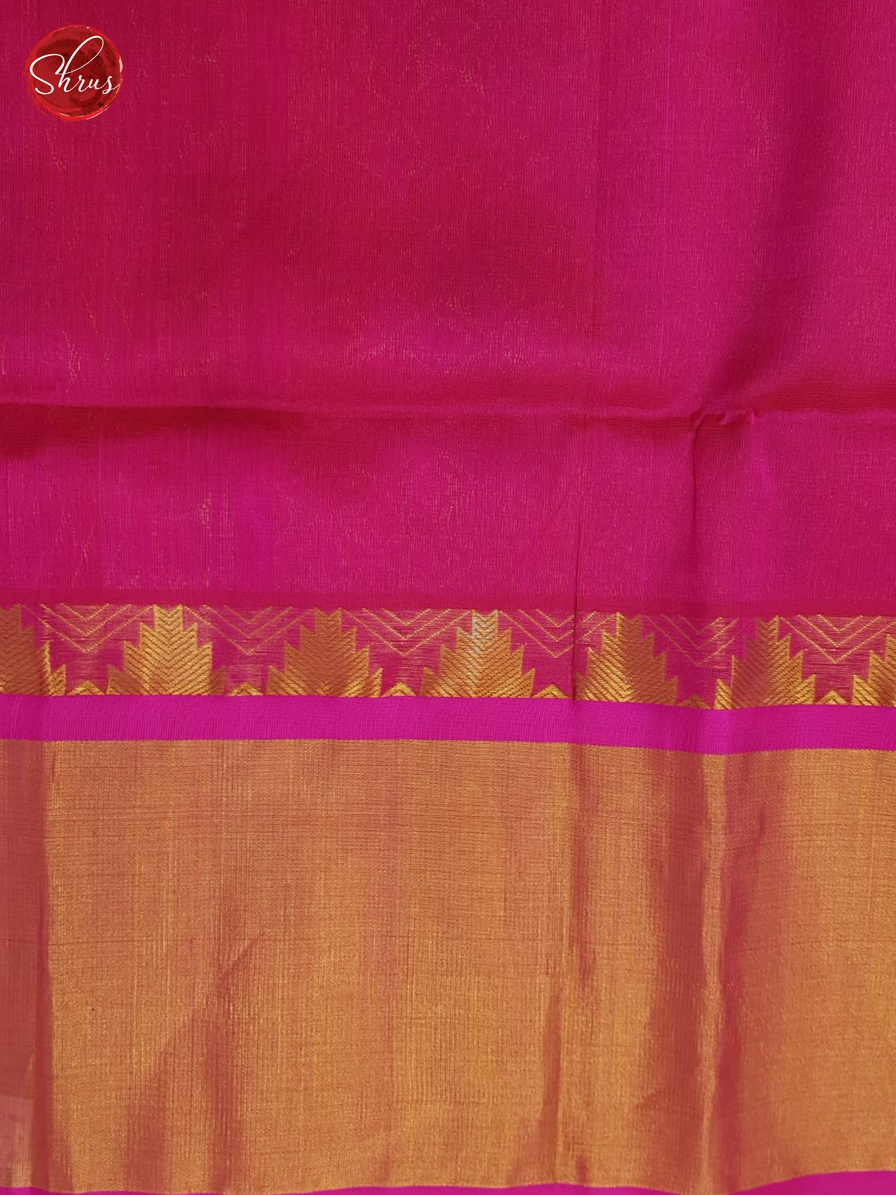 Yellow And Pink- Silk Cotton Saree - Shop on ShrusEternity.com