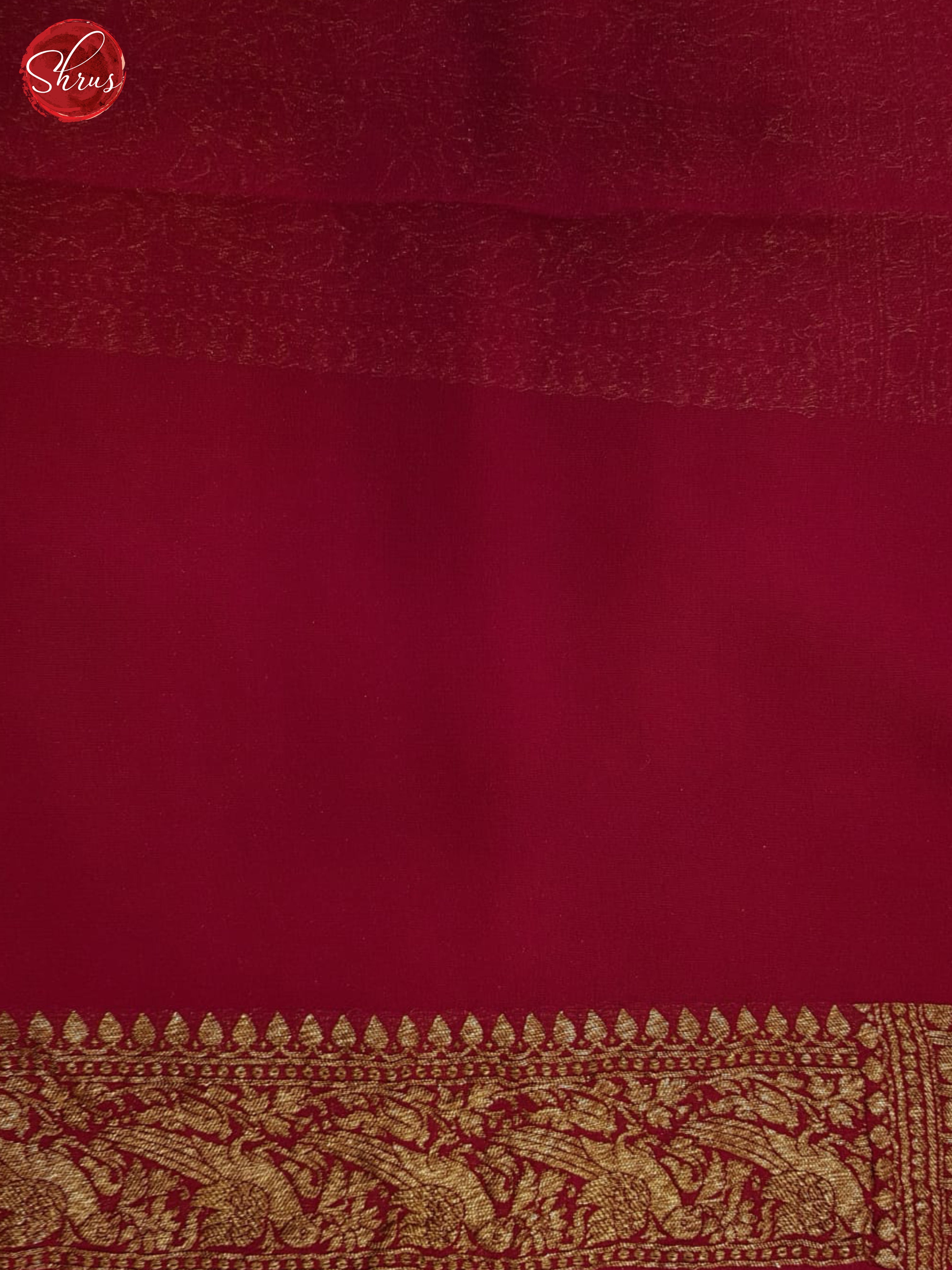 Blue And Pink- Georgette Silk Saree - Shop on ShrusEternity.com