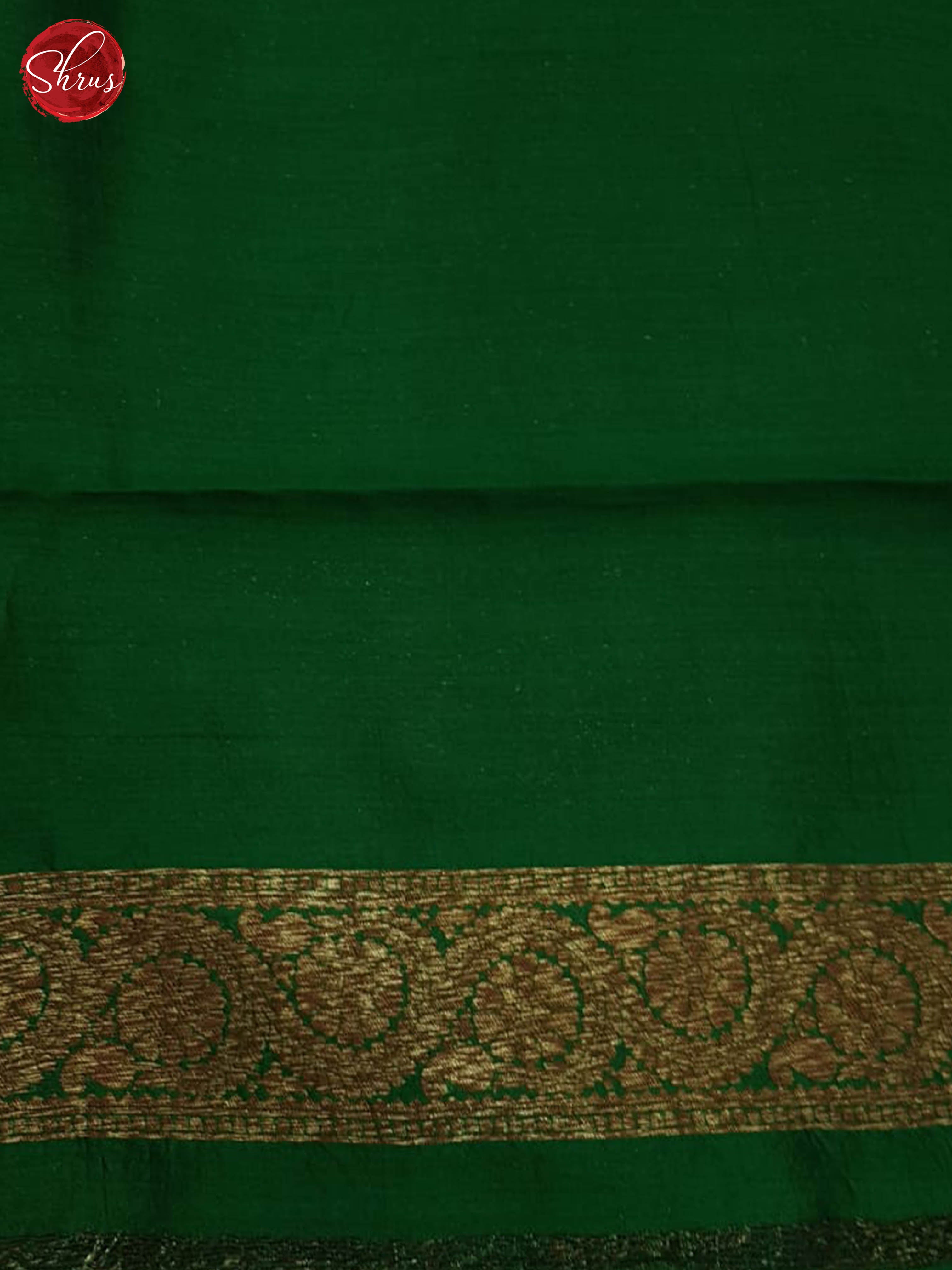 Red And Green- Banarasi Silk Saree - Shop on ShrusEternity.com