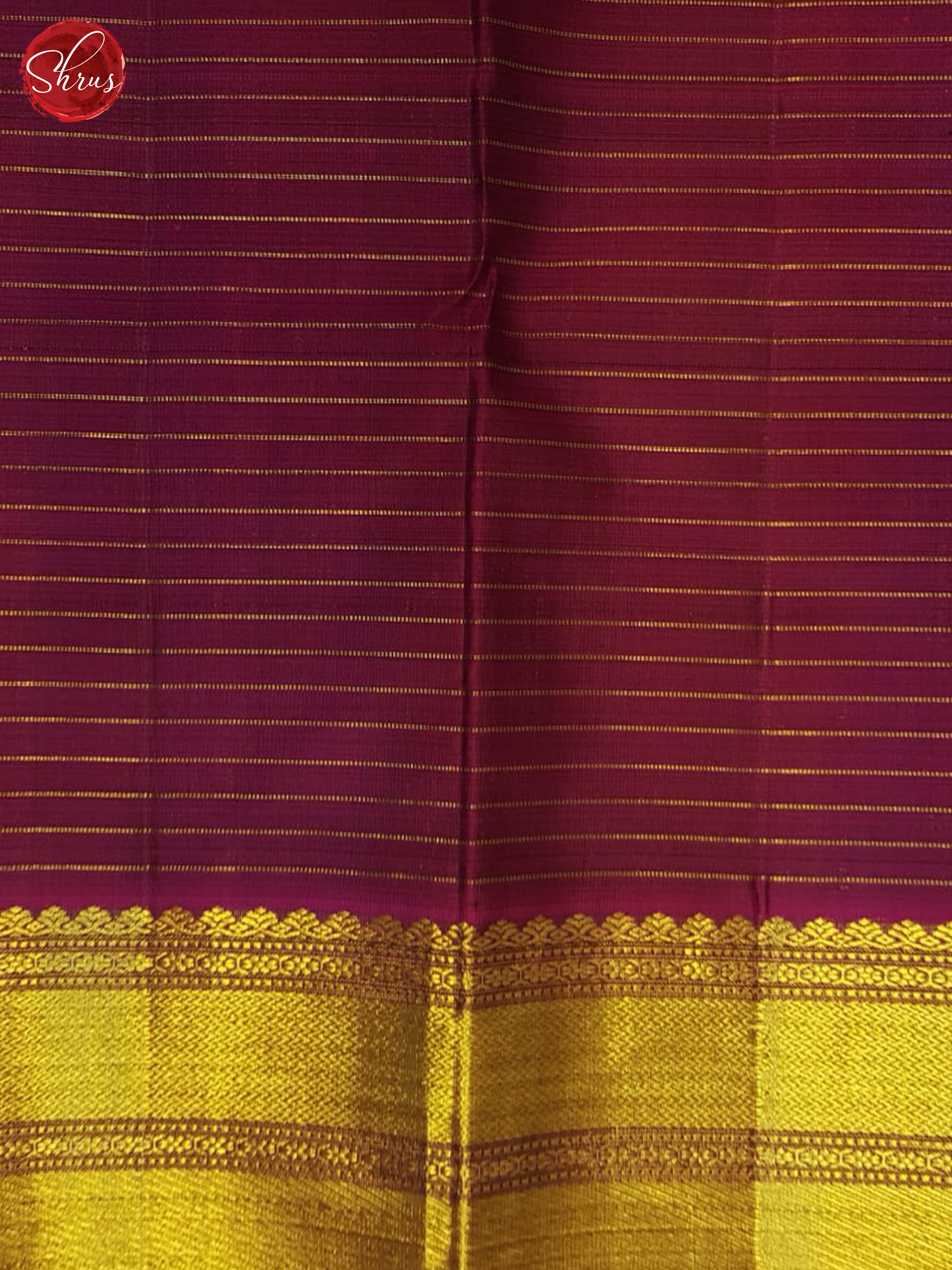 Green & Maroon - Kanchipuram Silk Saree - Shop on ShrusEternity.com