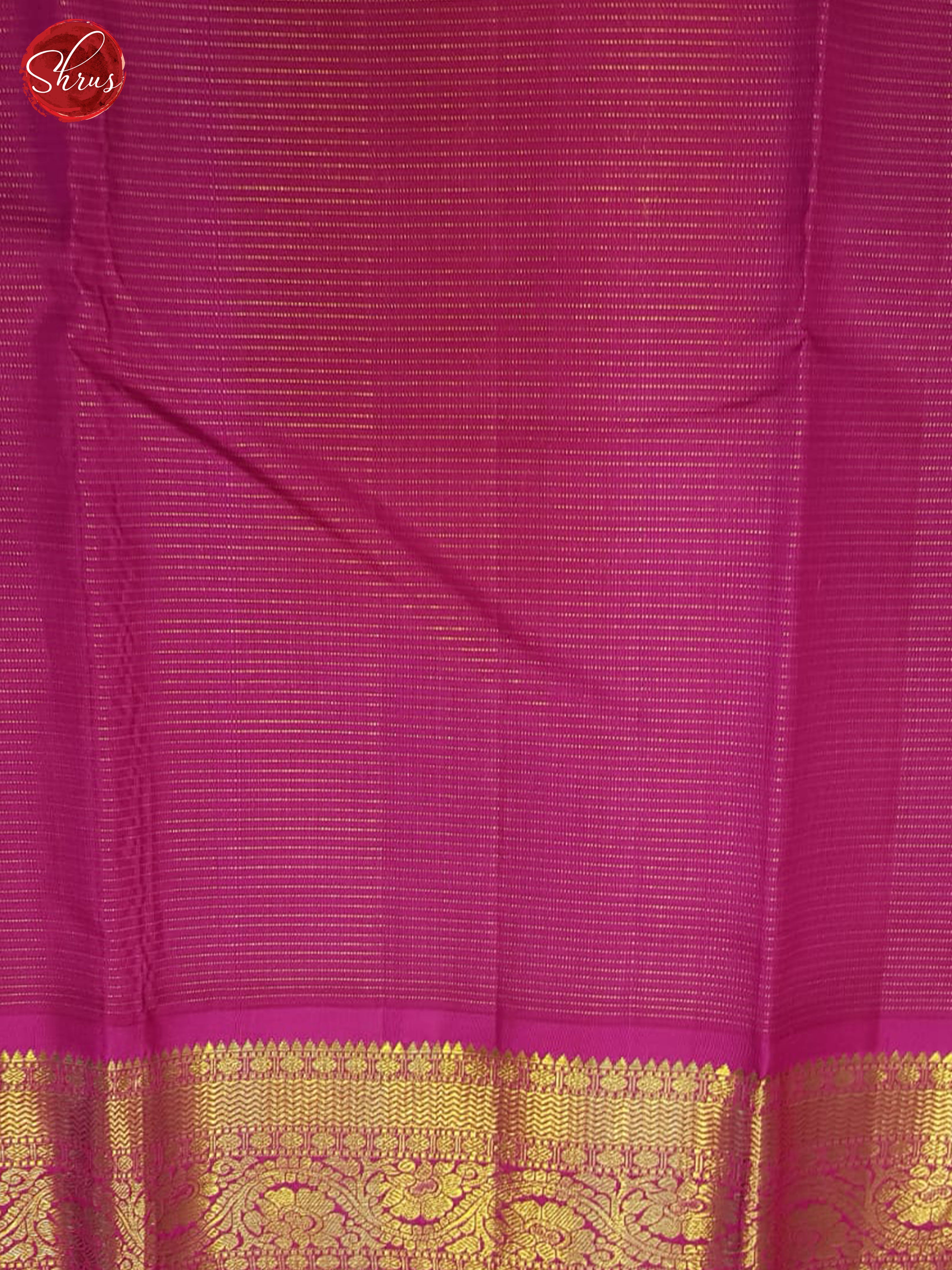 Green And Pink-Kanchipuram Silk saree - Shop on ShrusEternity.com