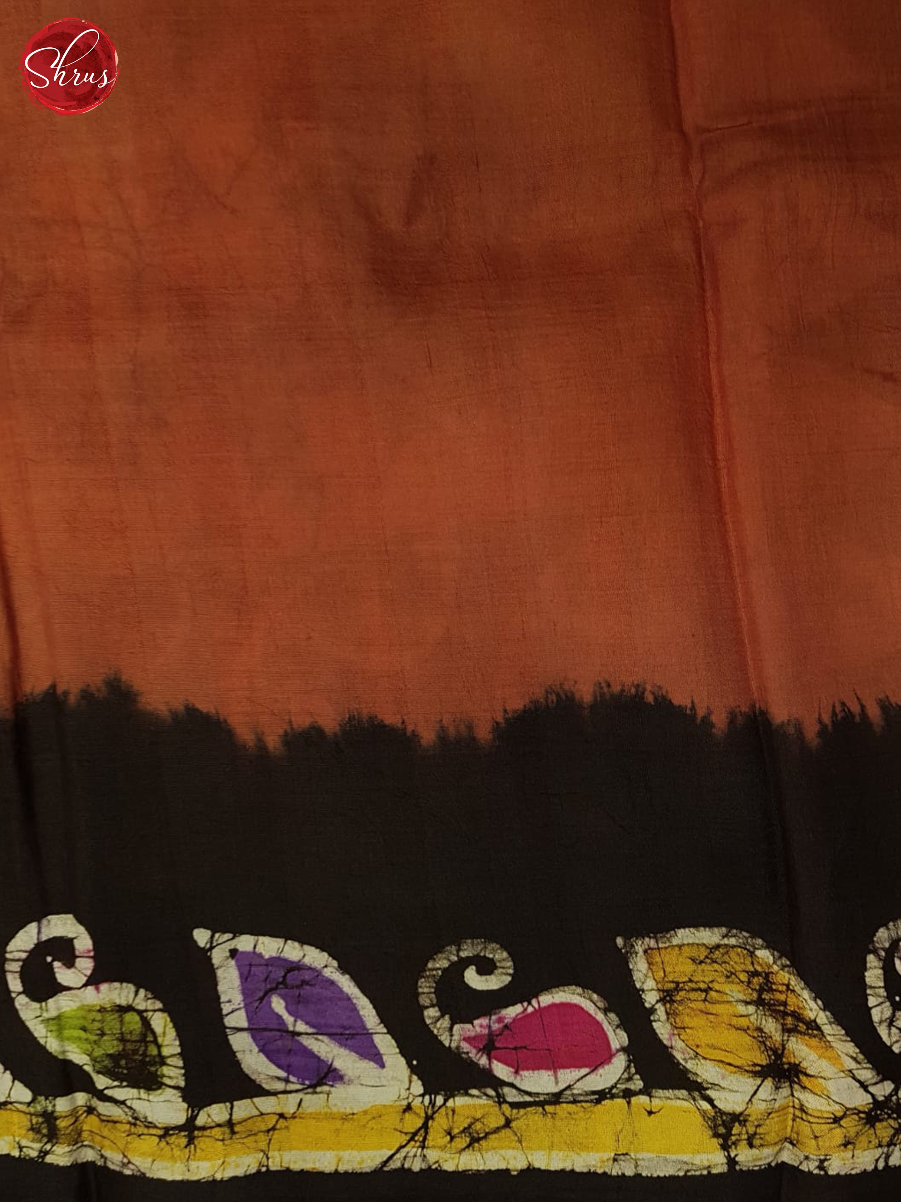 Brown And Black-murshidabad Silk saree - Shop on ShrusEternity.com