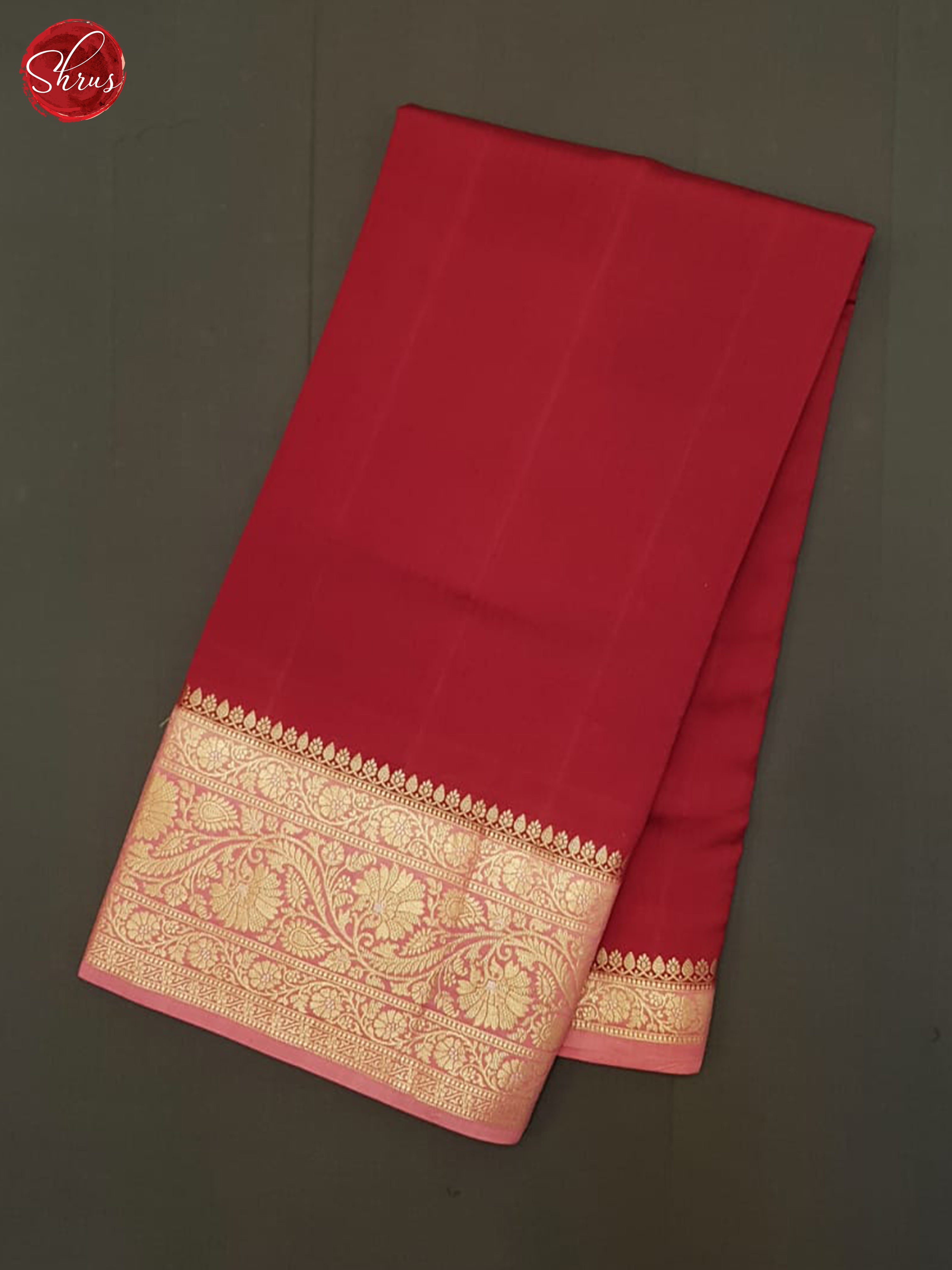 Red And Pink- Tussar Sraee - Shop on ShrusEternity.com