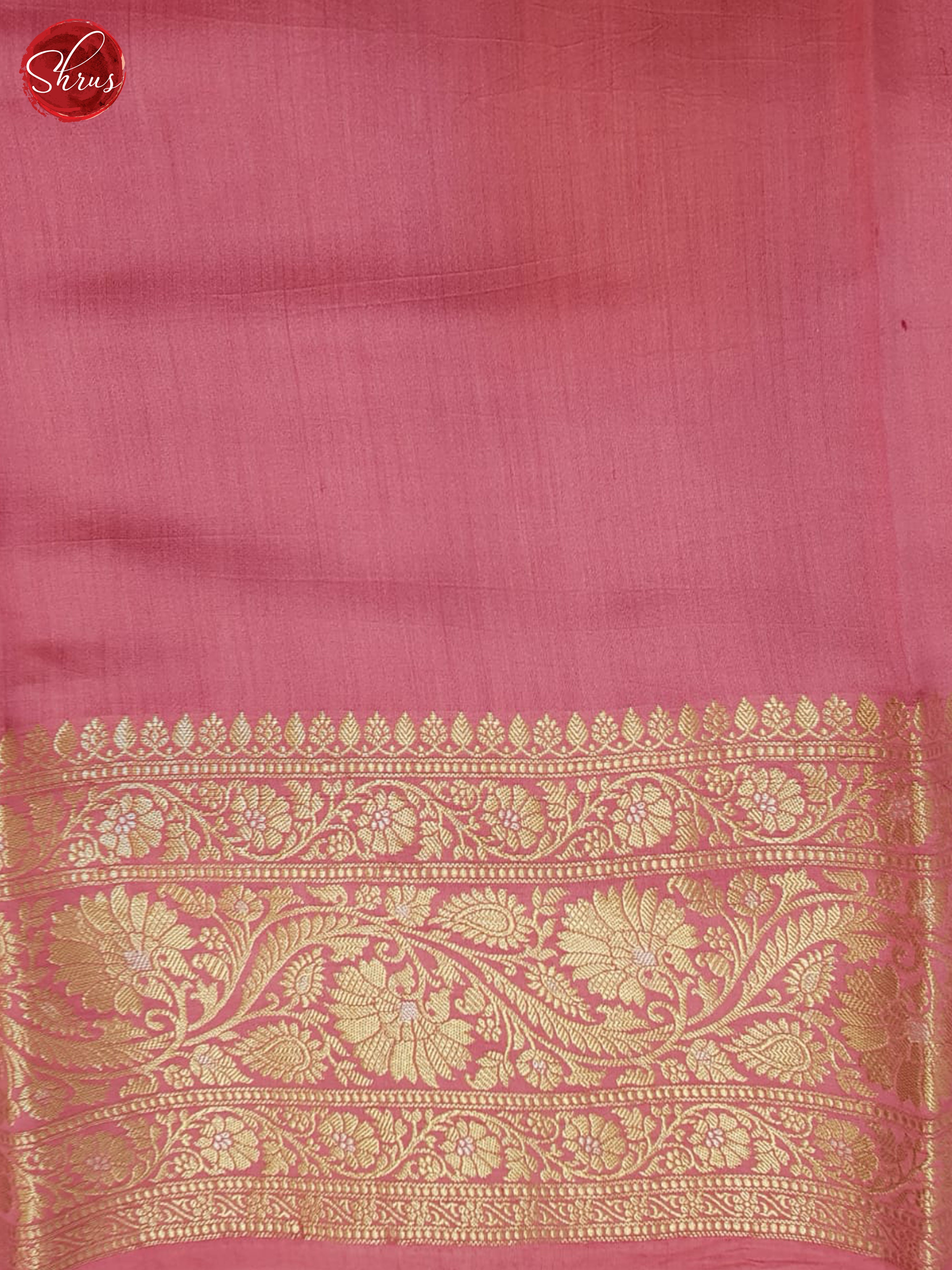 Red And Pink- Tussar Sraee - Shop on ShrusEternity.com