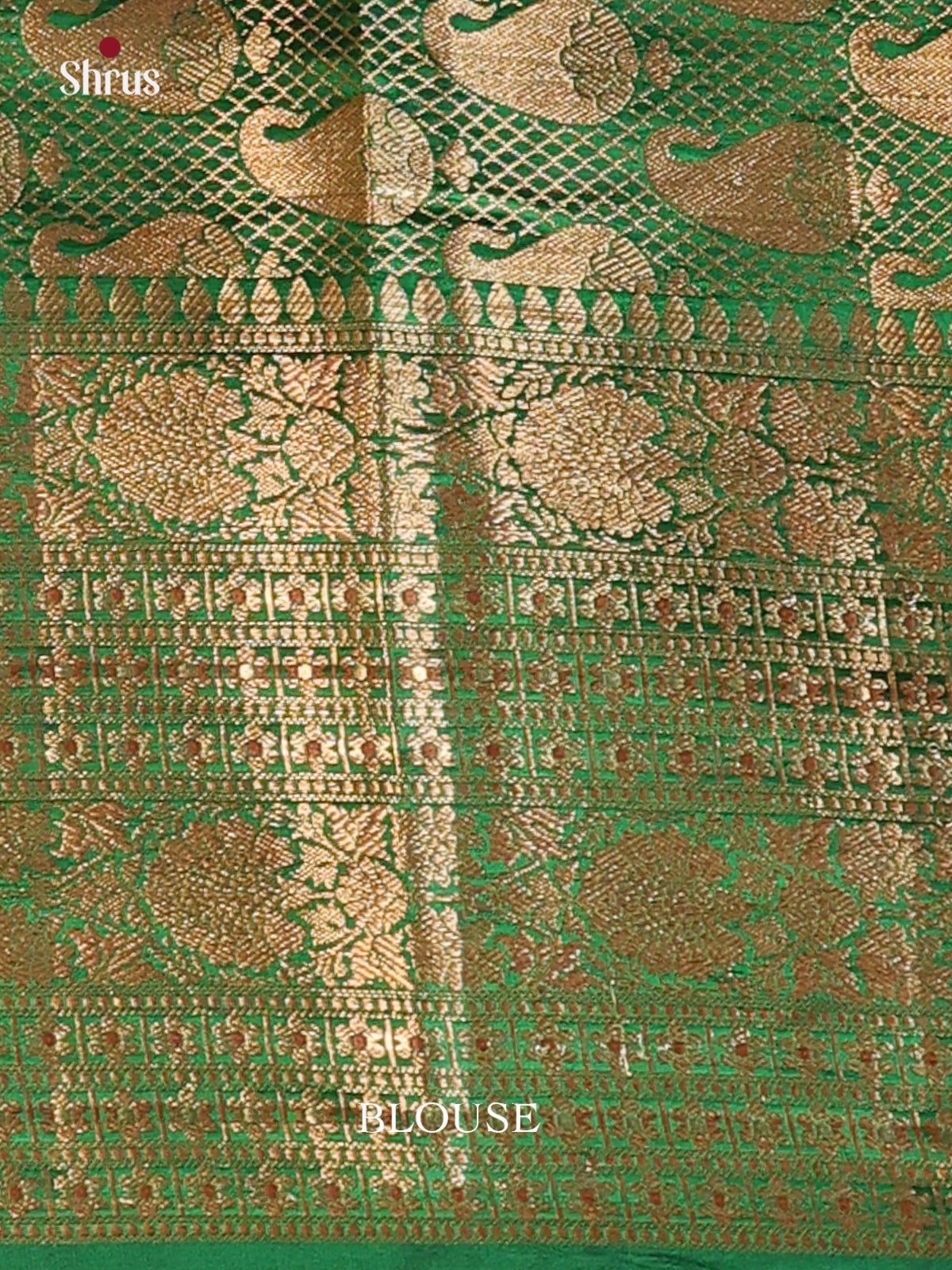 Maroon & Green- Tussar Saree