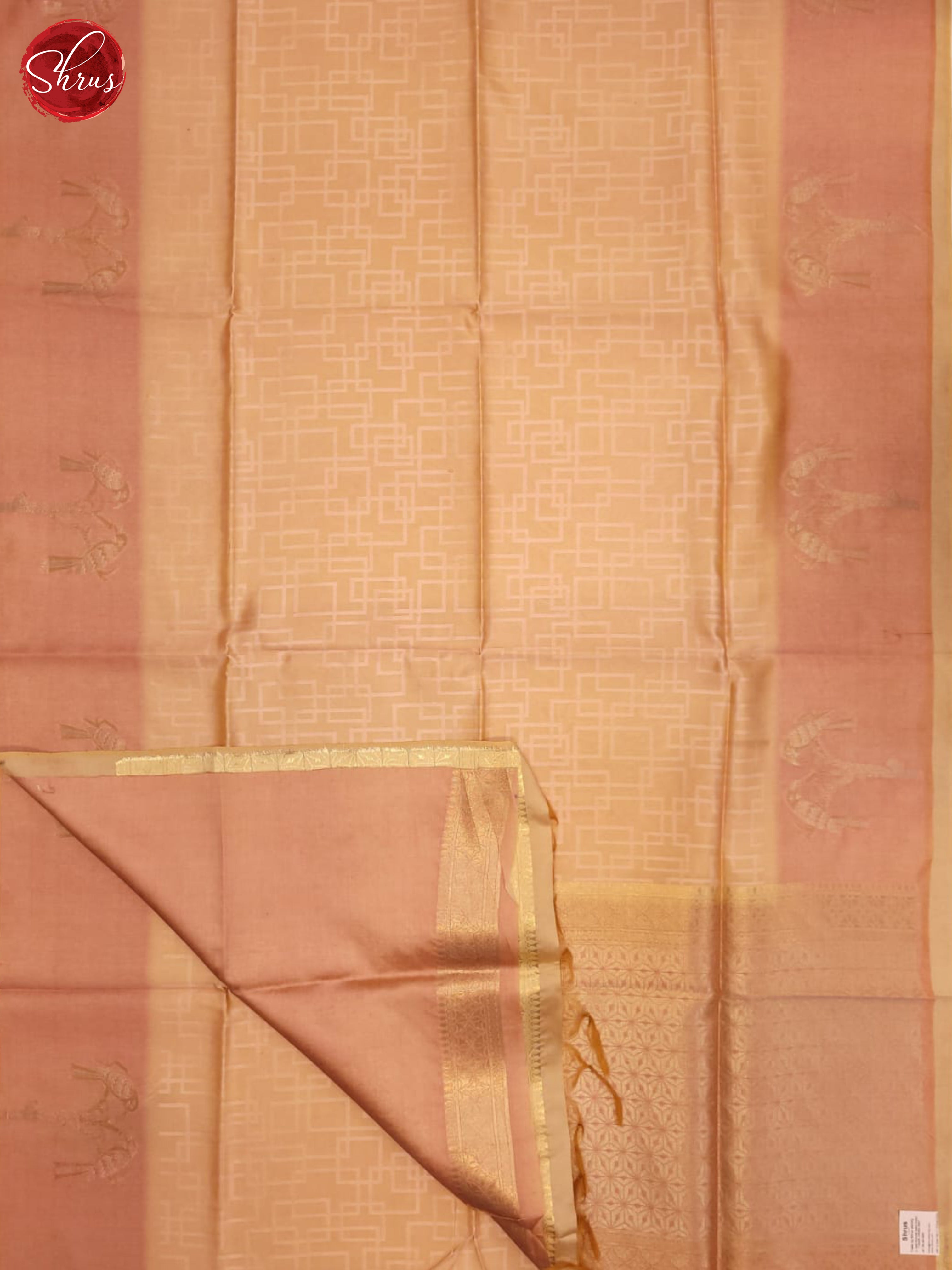 Onion Pink(Single Tone) - Semi Tussar Saree - Shop on ShrusEternity.com